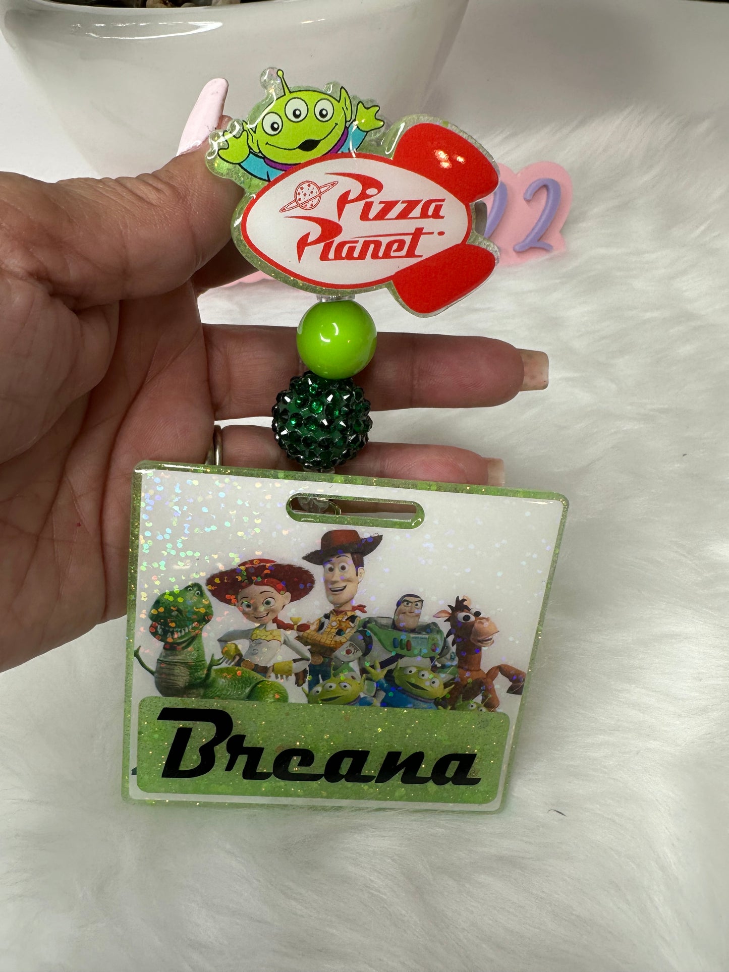 Pizza Planet Alien Badge Buddy Set
