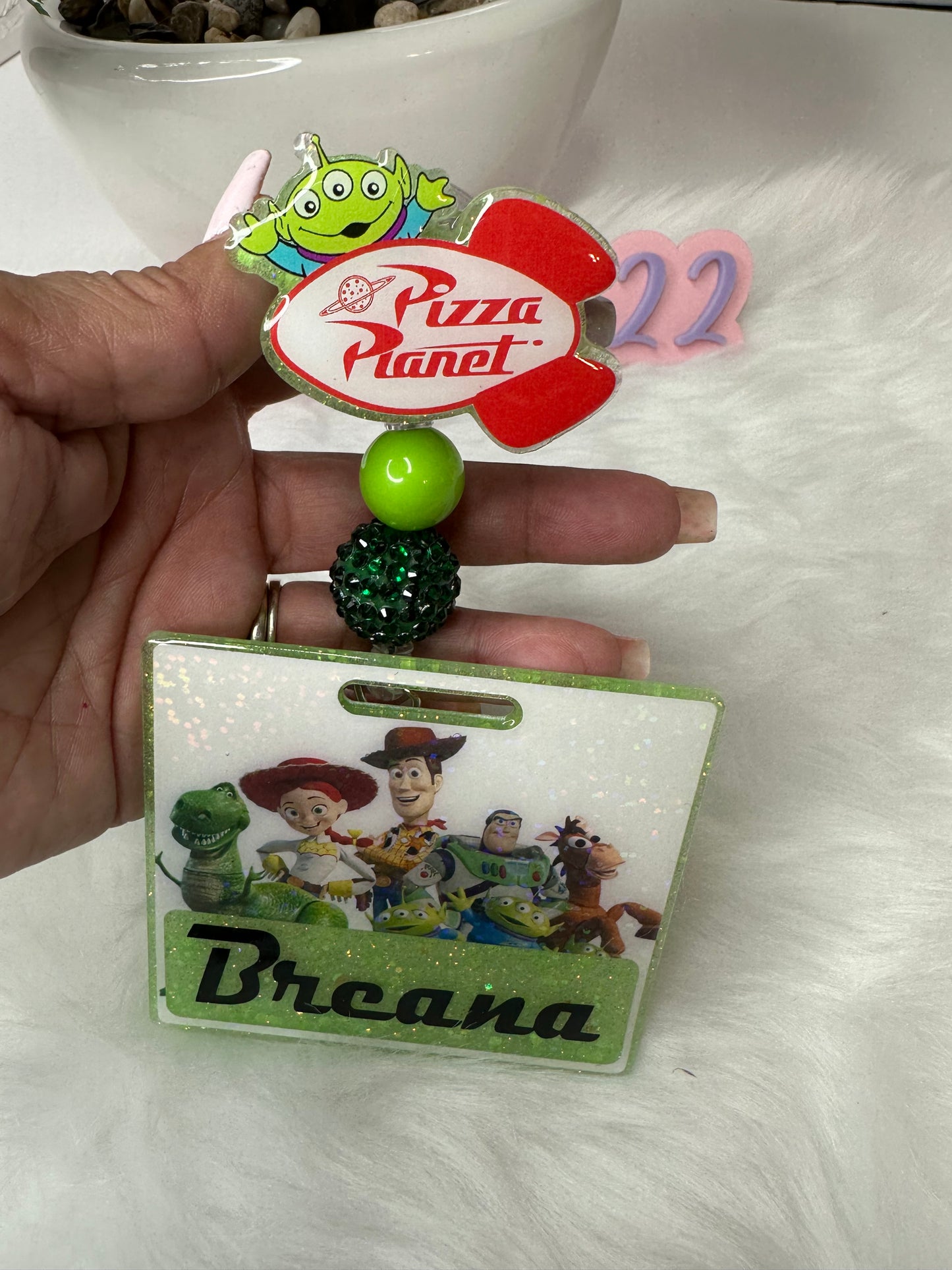 Pizza Planet Alien Badge Buddy Set