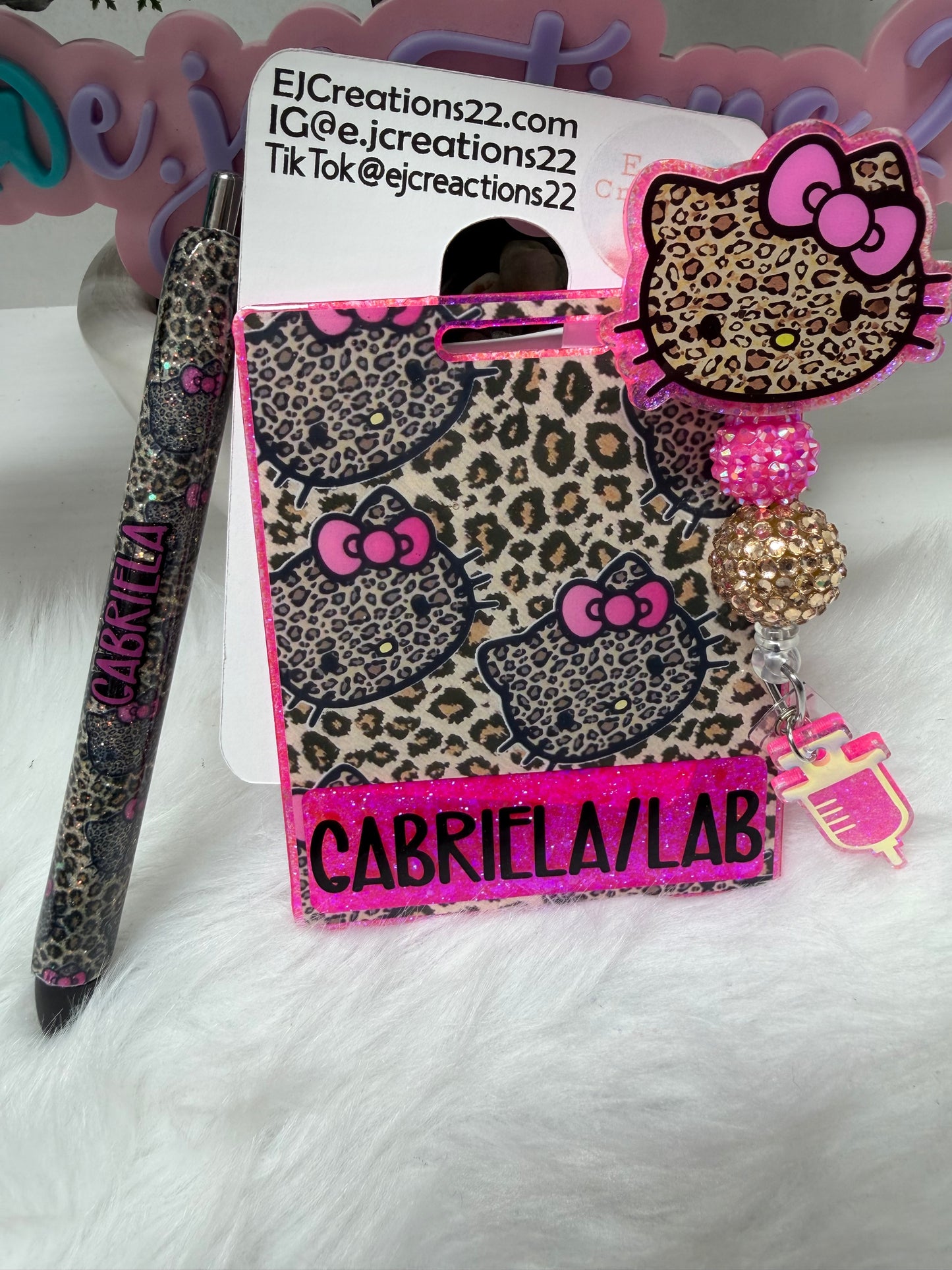HK Leopard Badge Buddy Set