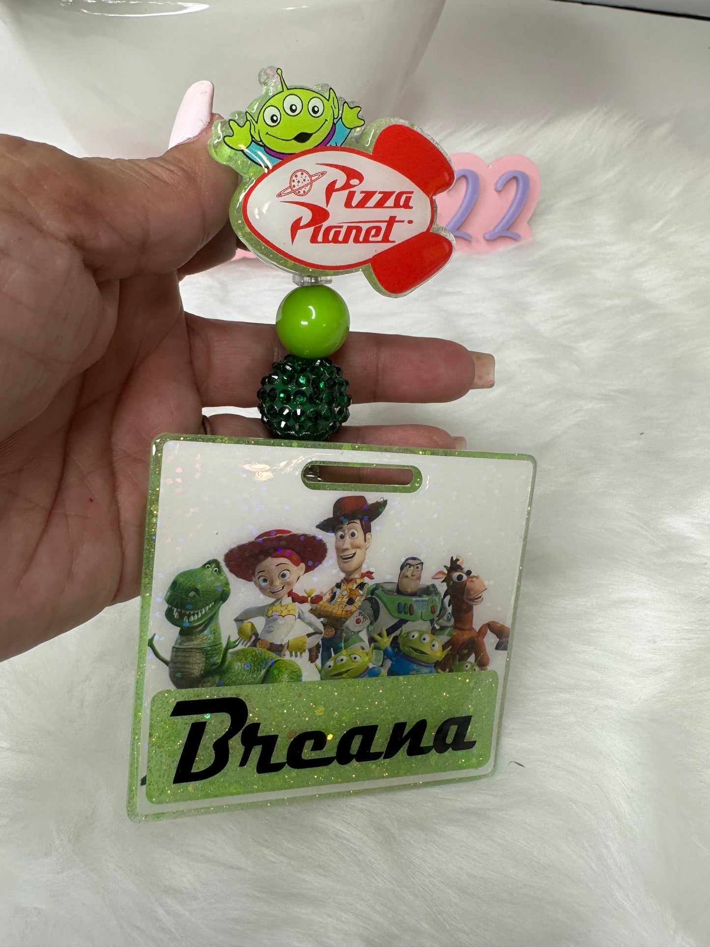 Pizza Planet Alien Badge Buddy Set