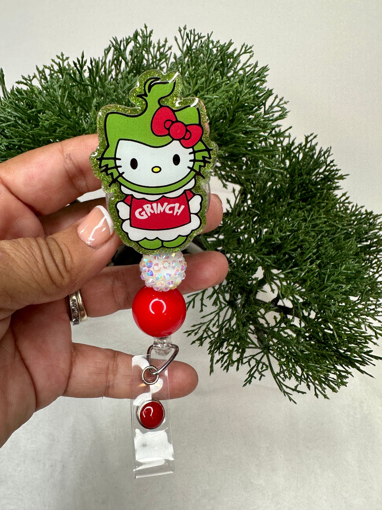 Kitty Grinchmas Badge Reel