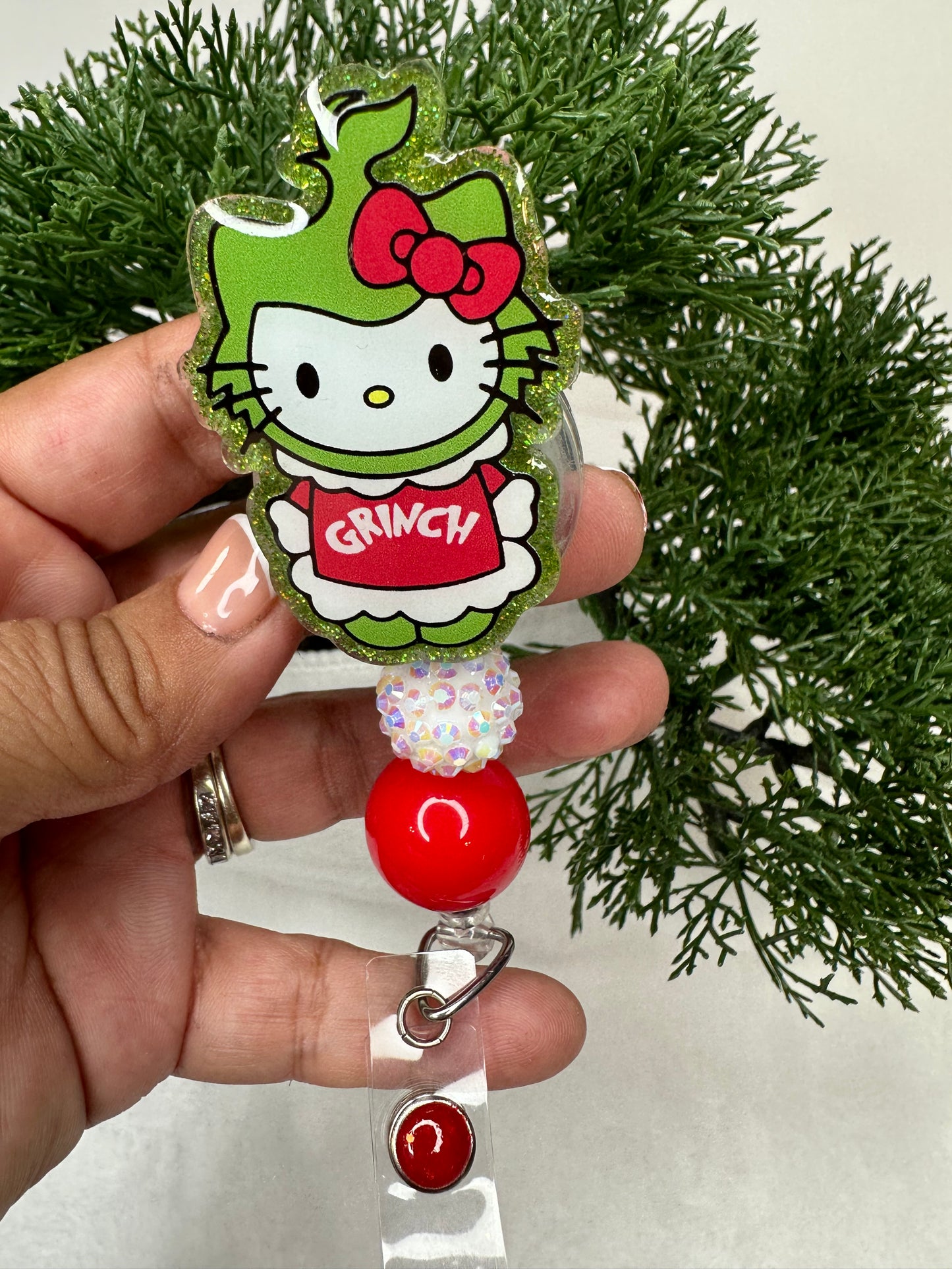 Kitty Grinchmas Badge Reel