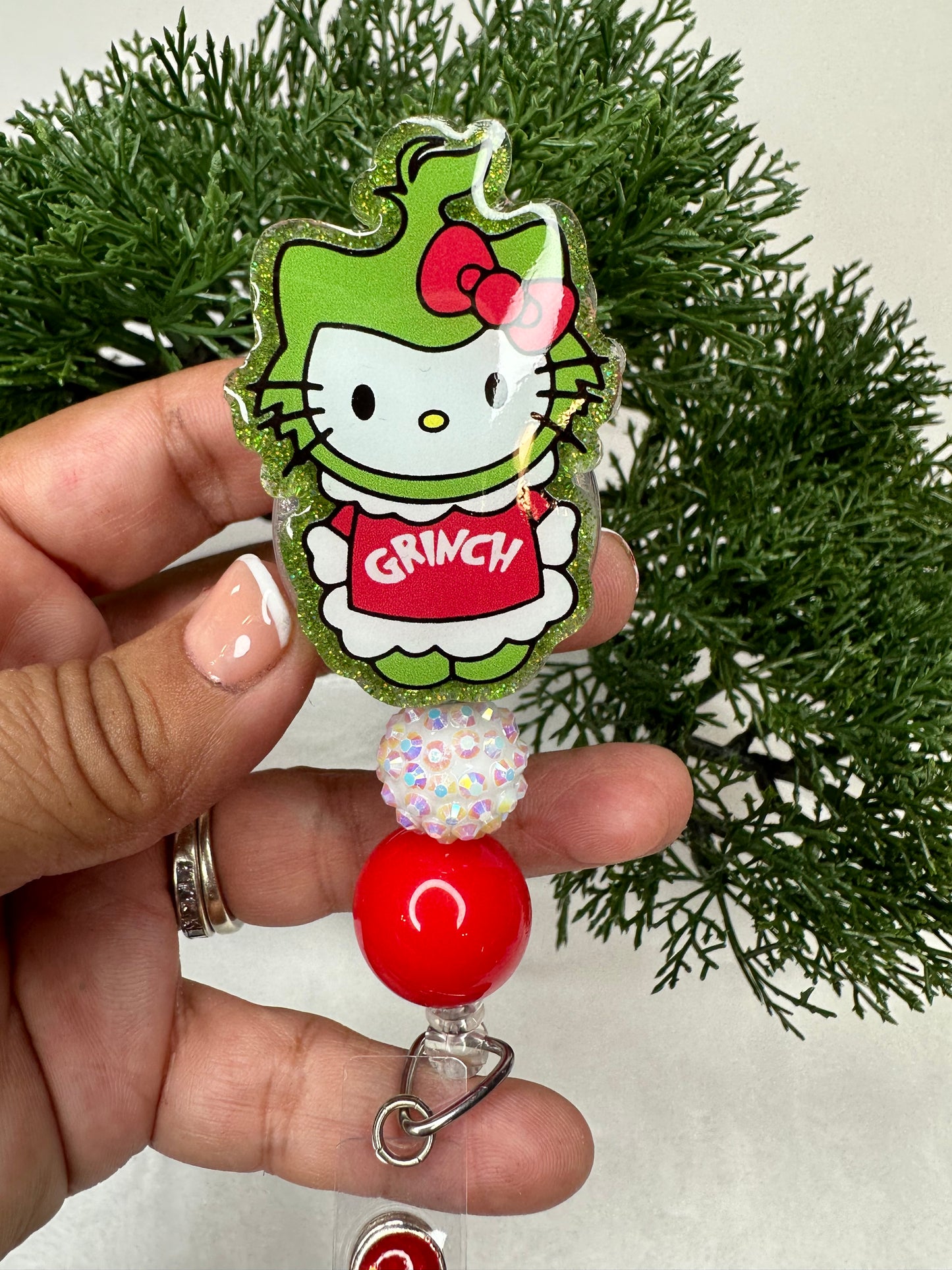 Kitty Grinchmas Badge Reel