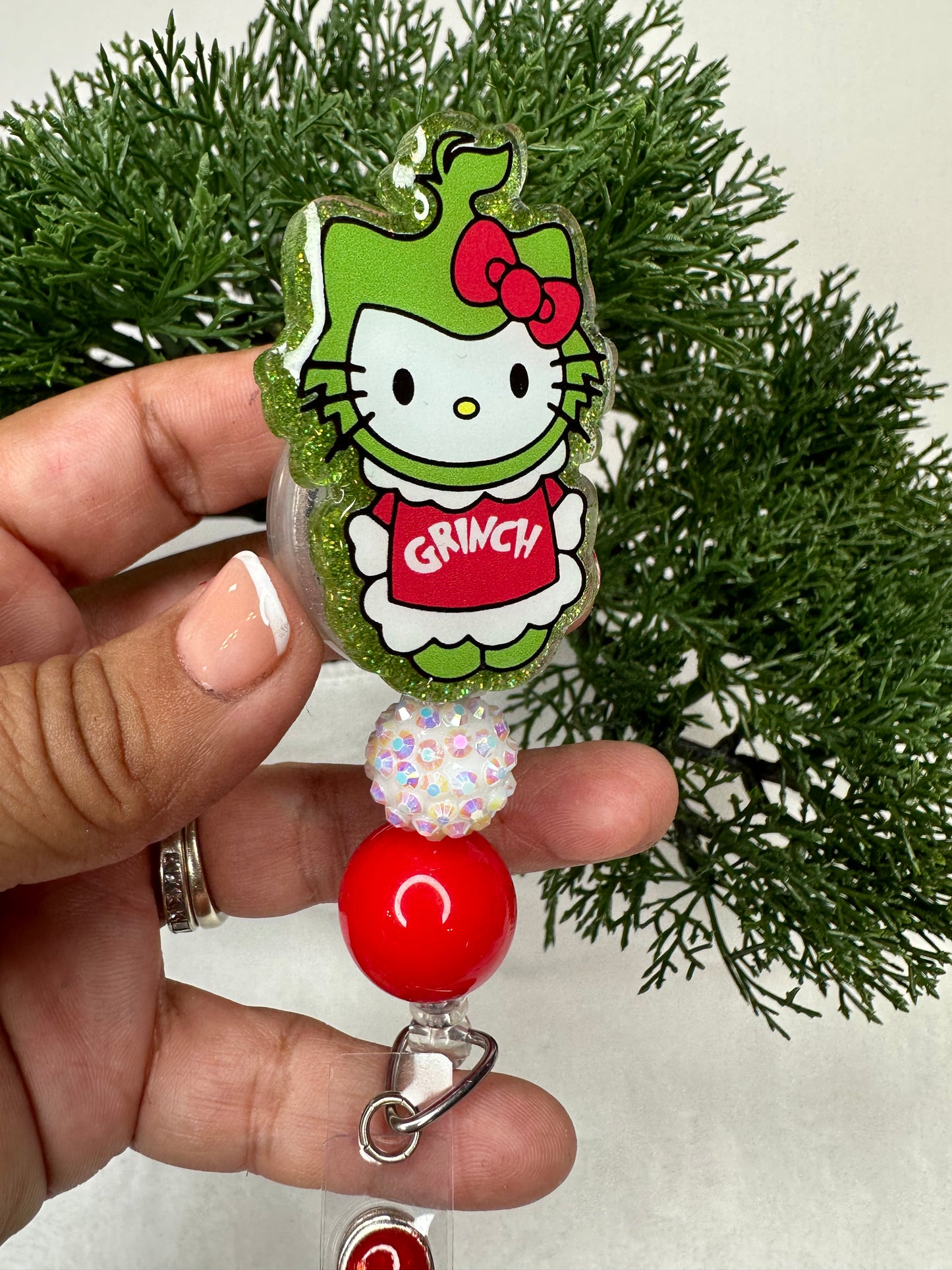 Kitty Grinchmas Badge Reel