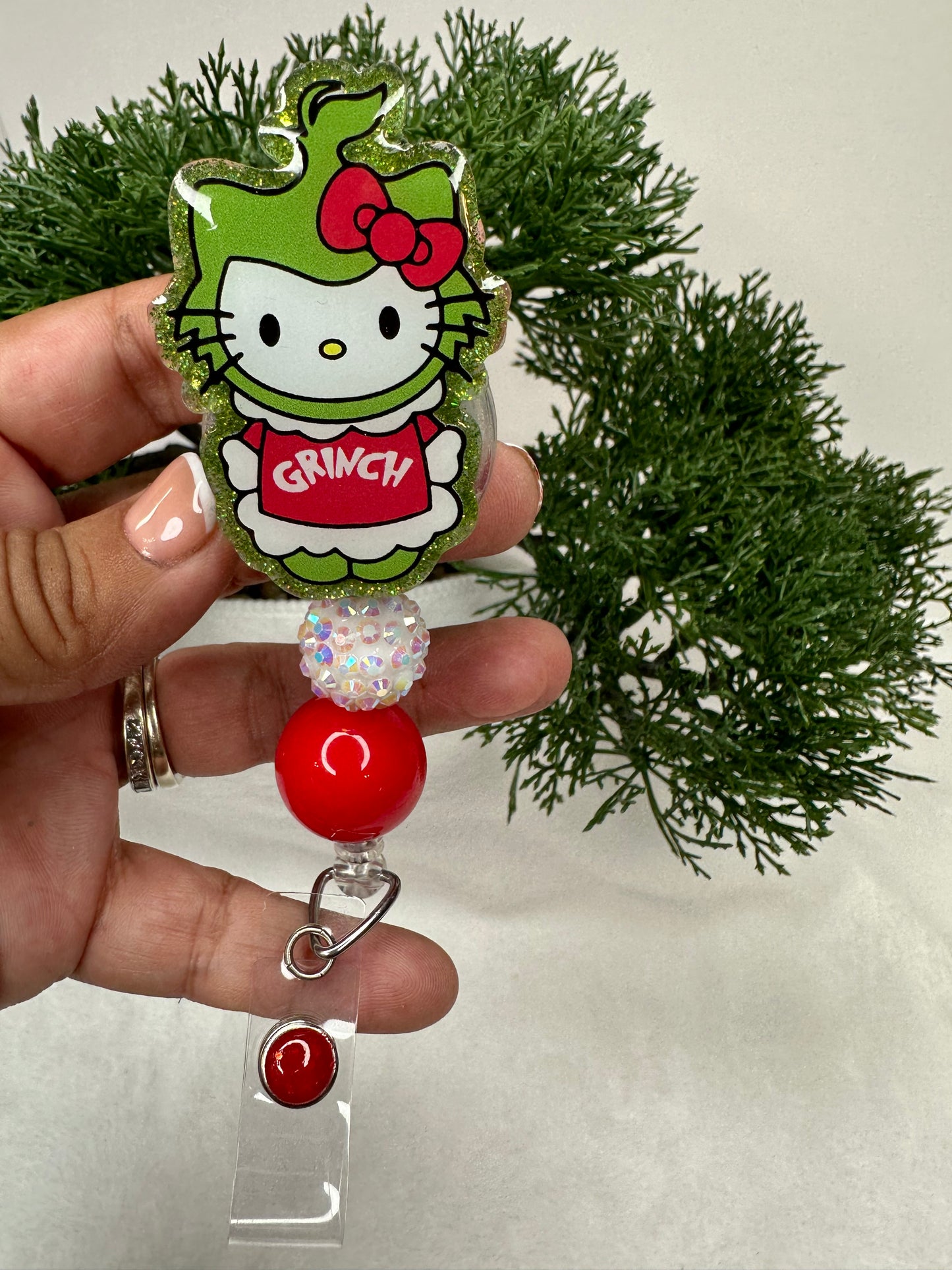 Kitty Grinchmas Badge Reel