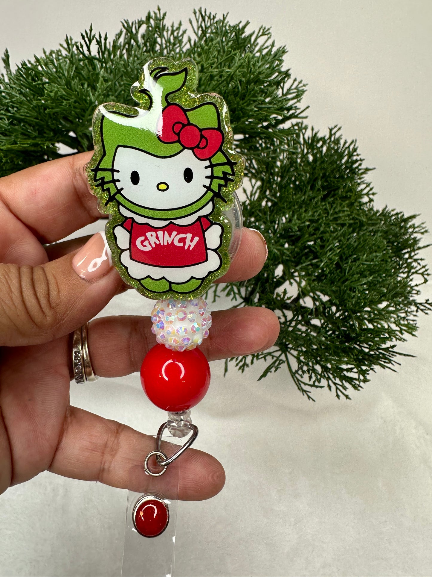 Kitty Grinchmas Badge Reel