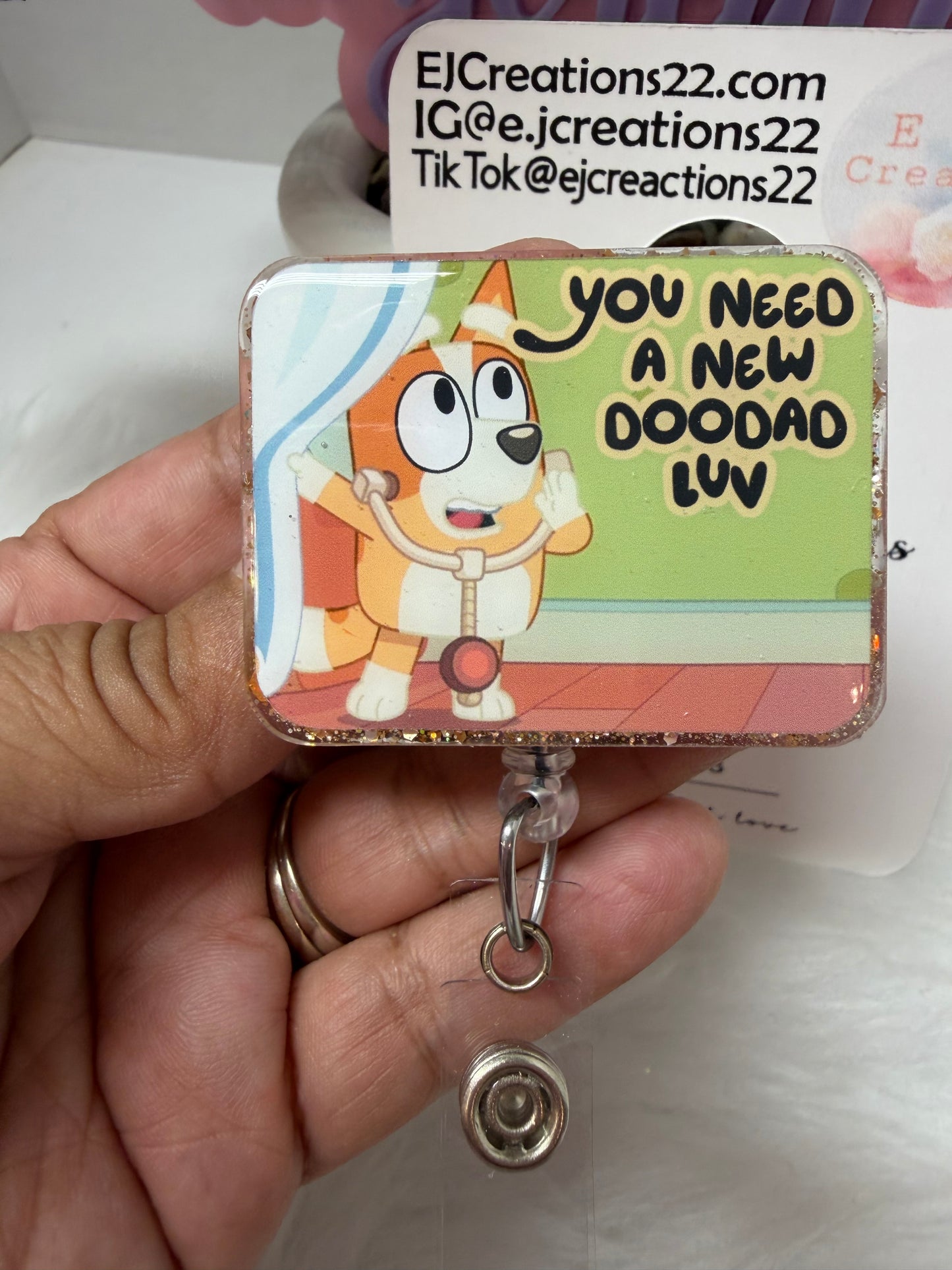 You Need a New Doodad Luv Badge Reel