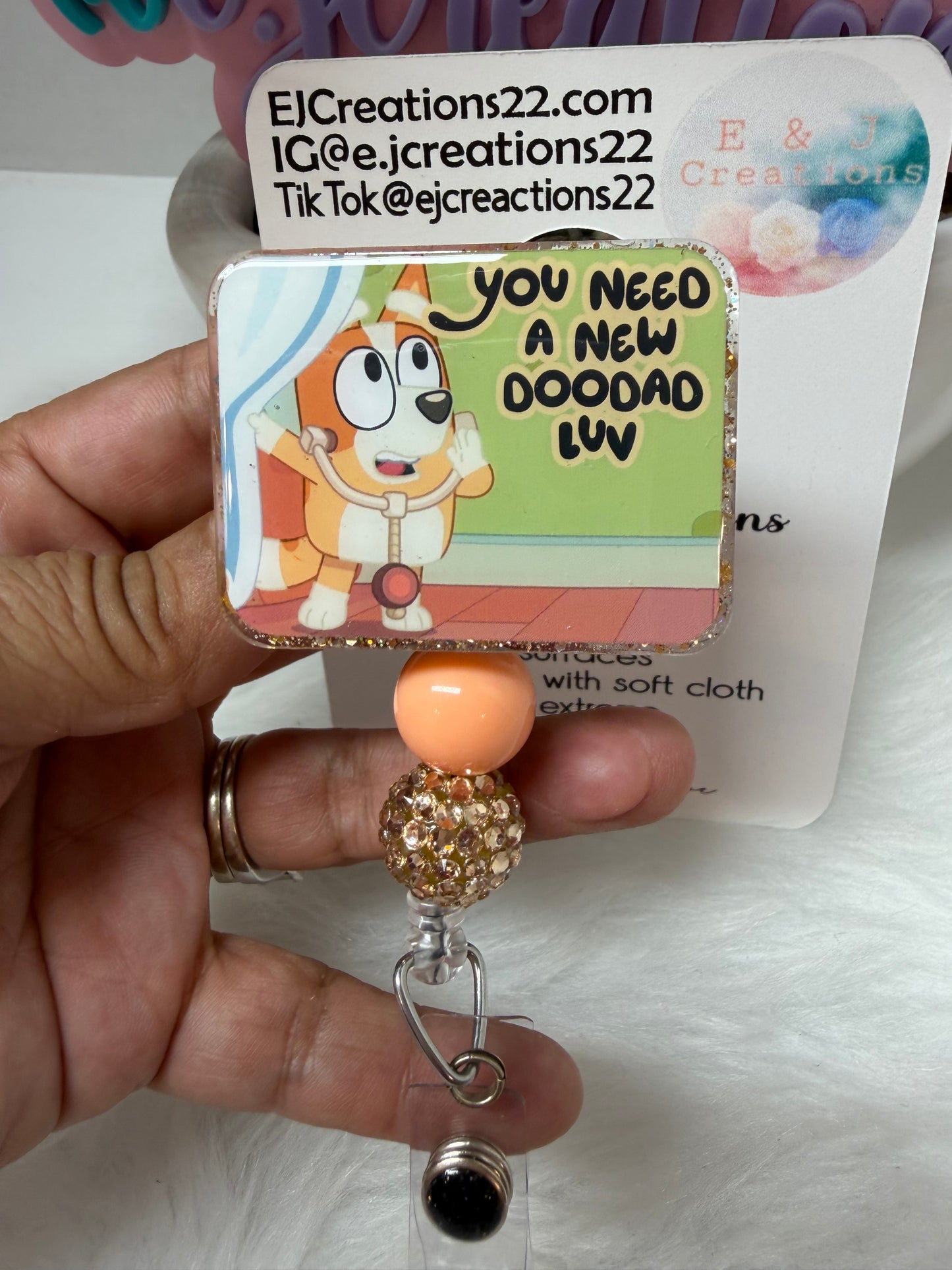 You Need a New Doodad Luv Badge Reel