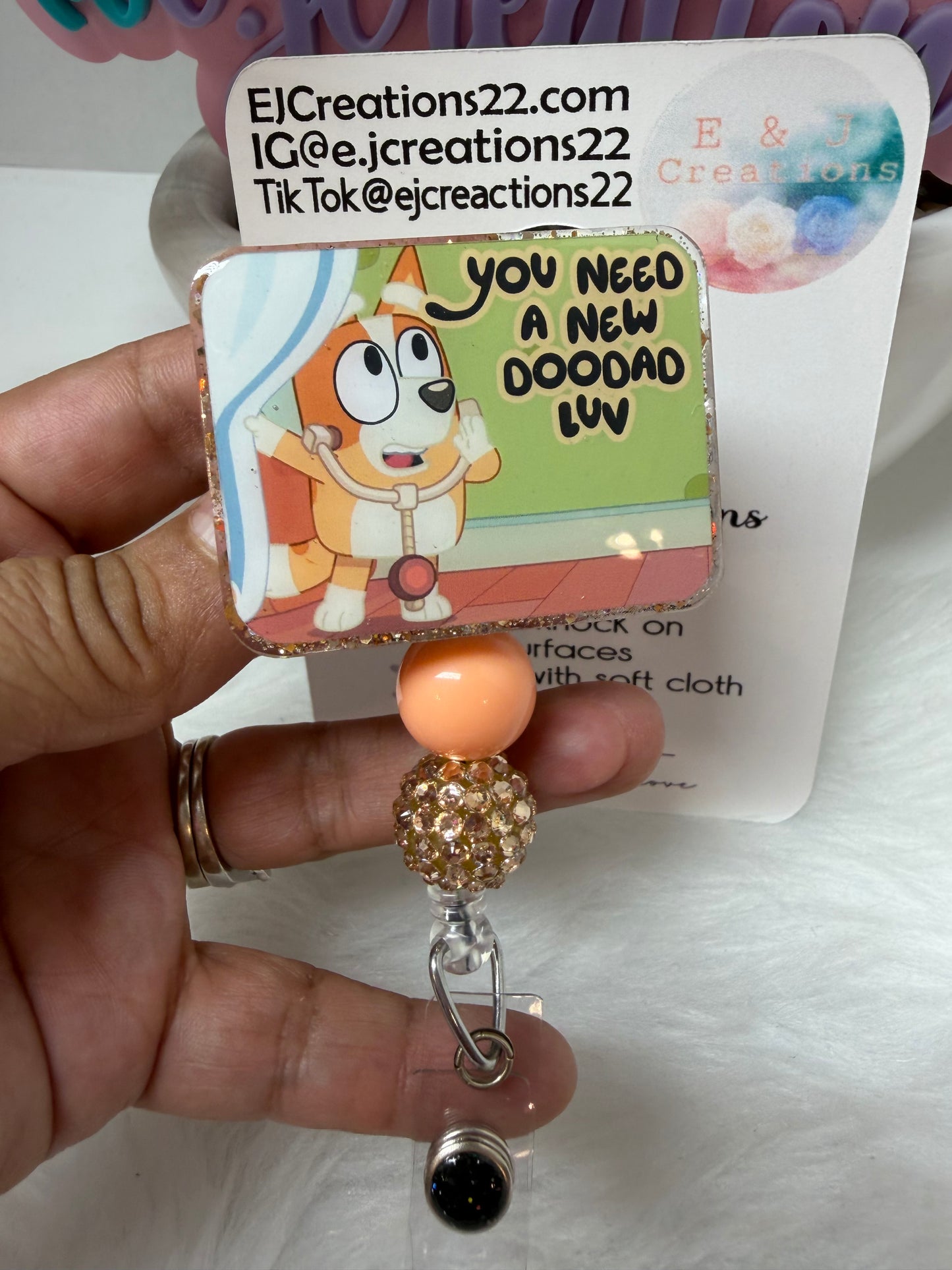 You Need a New Doodad Luv Badge Reel