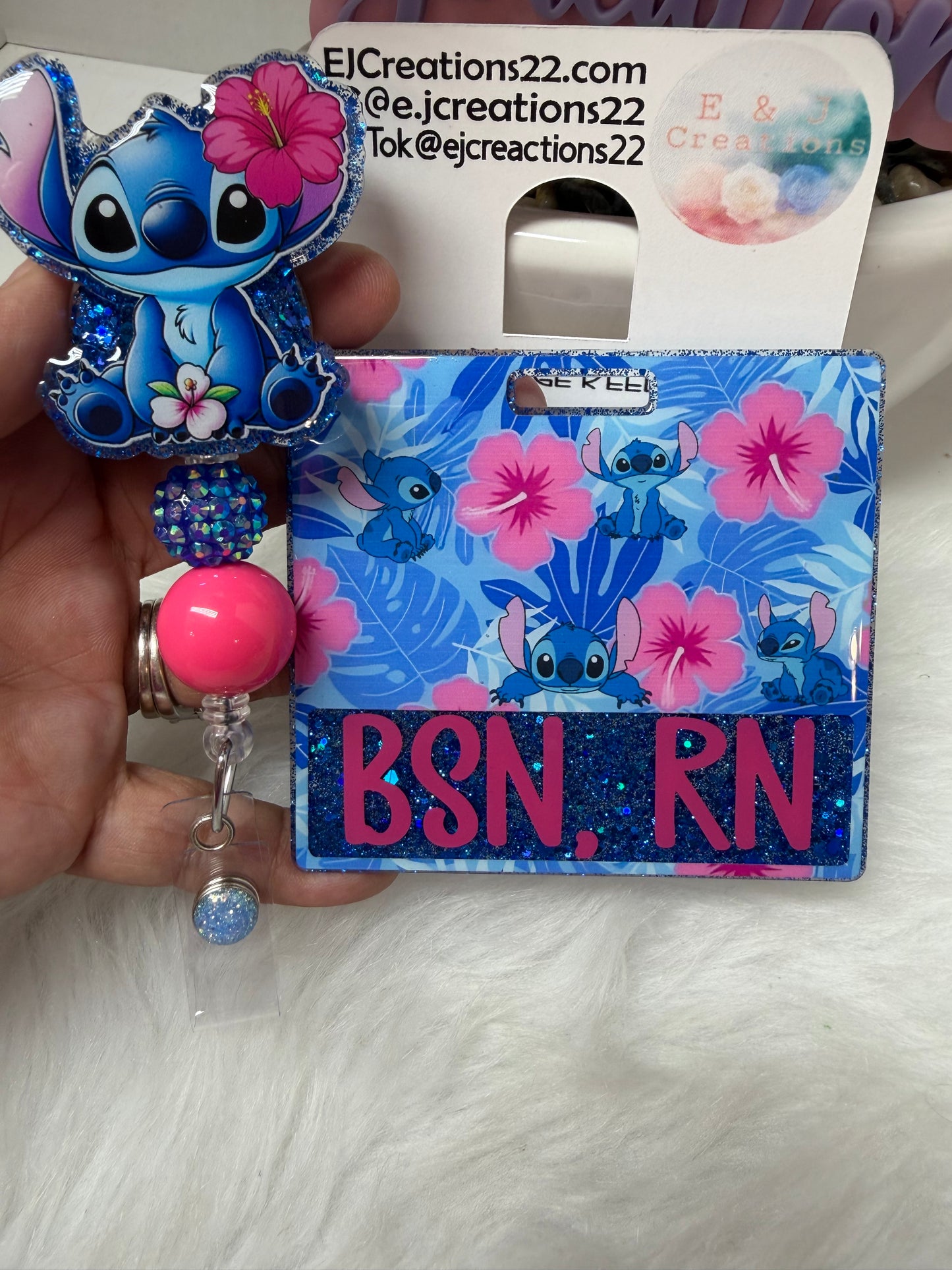 Blue Alien Badge Buddy Set