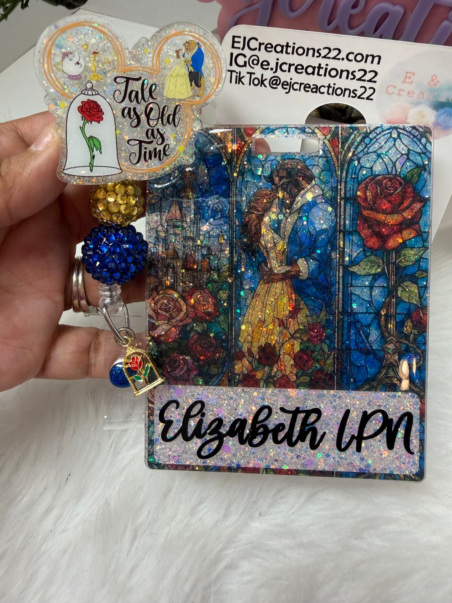 Colorful Stained Glass Badge Buddy Set