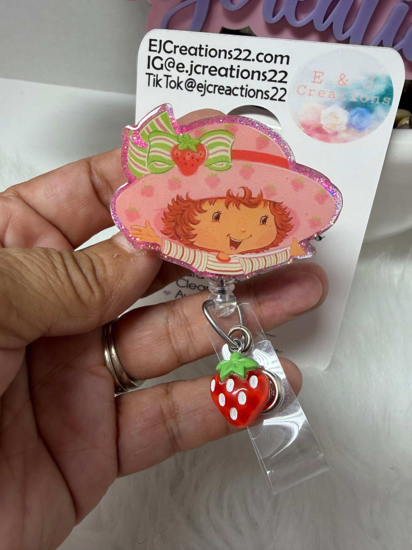 03 Strawberry Girl Badge Reel