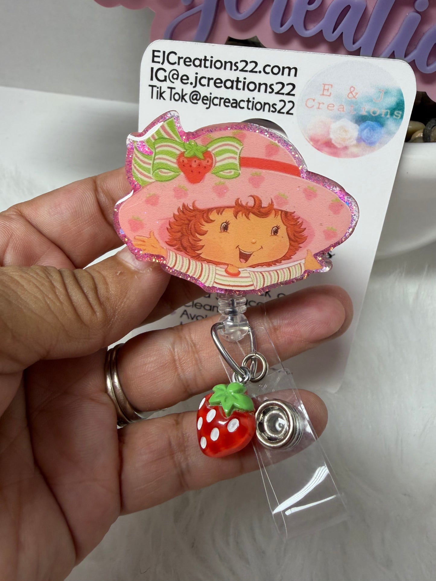 03 Strawberry Girl Badge Reel