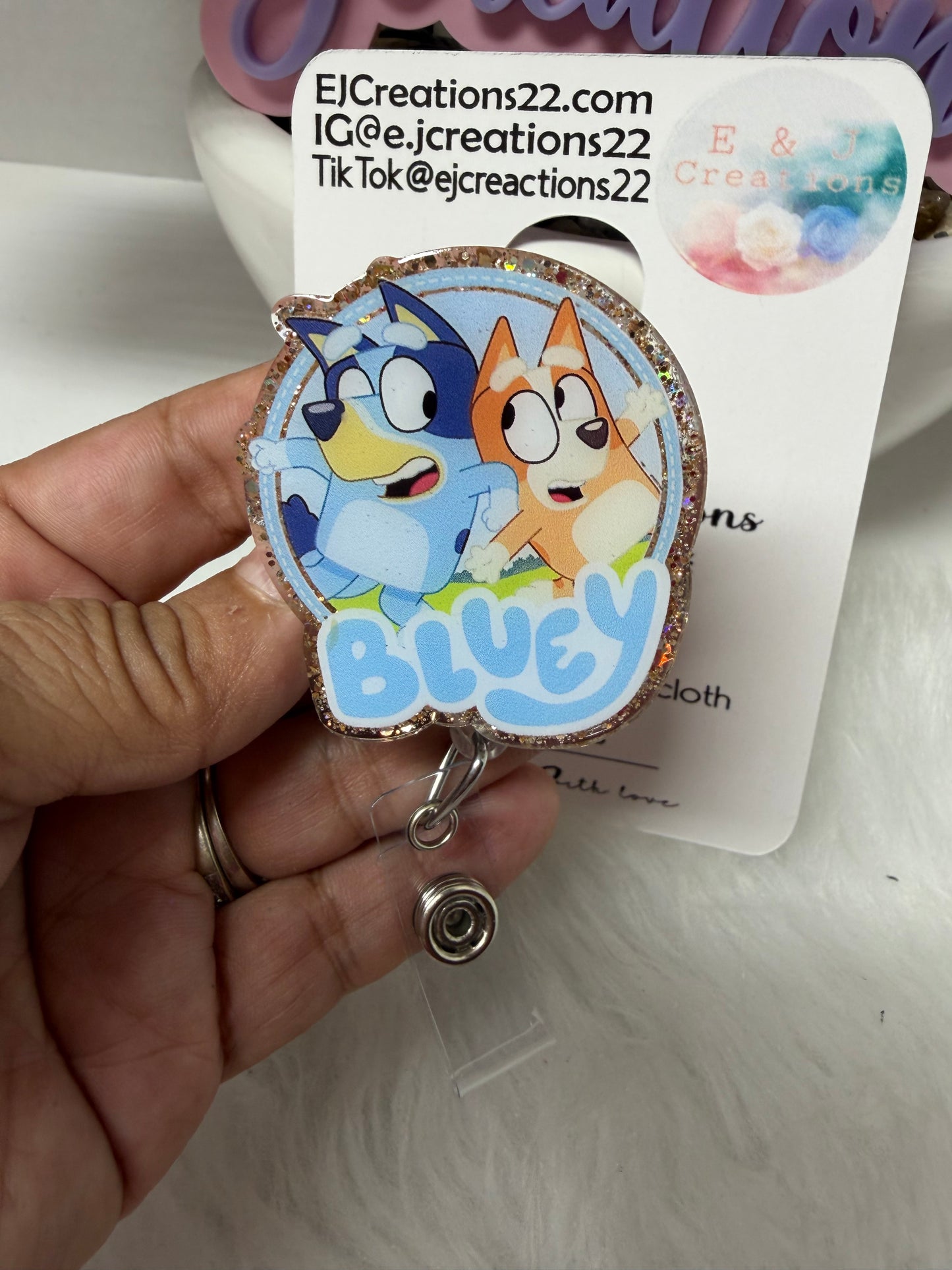 Bluey Badge Reel
