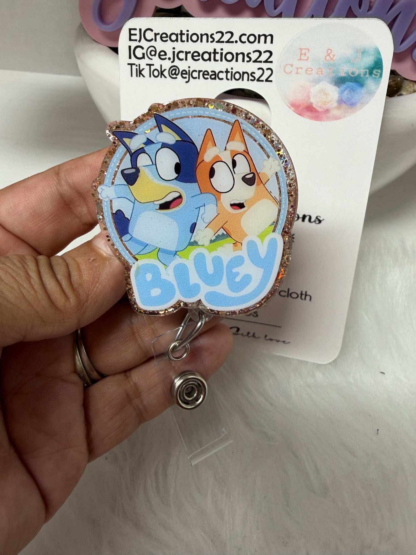 Bluey Badge Reel