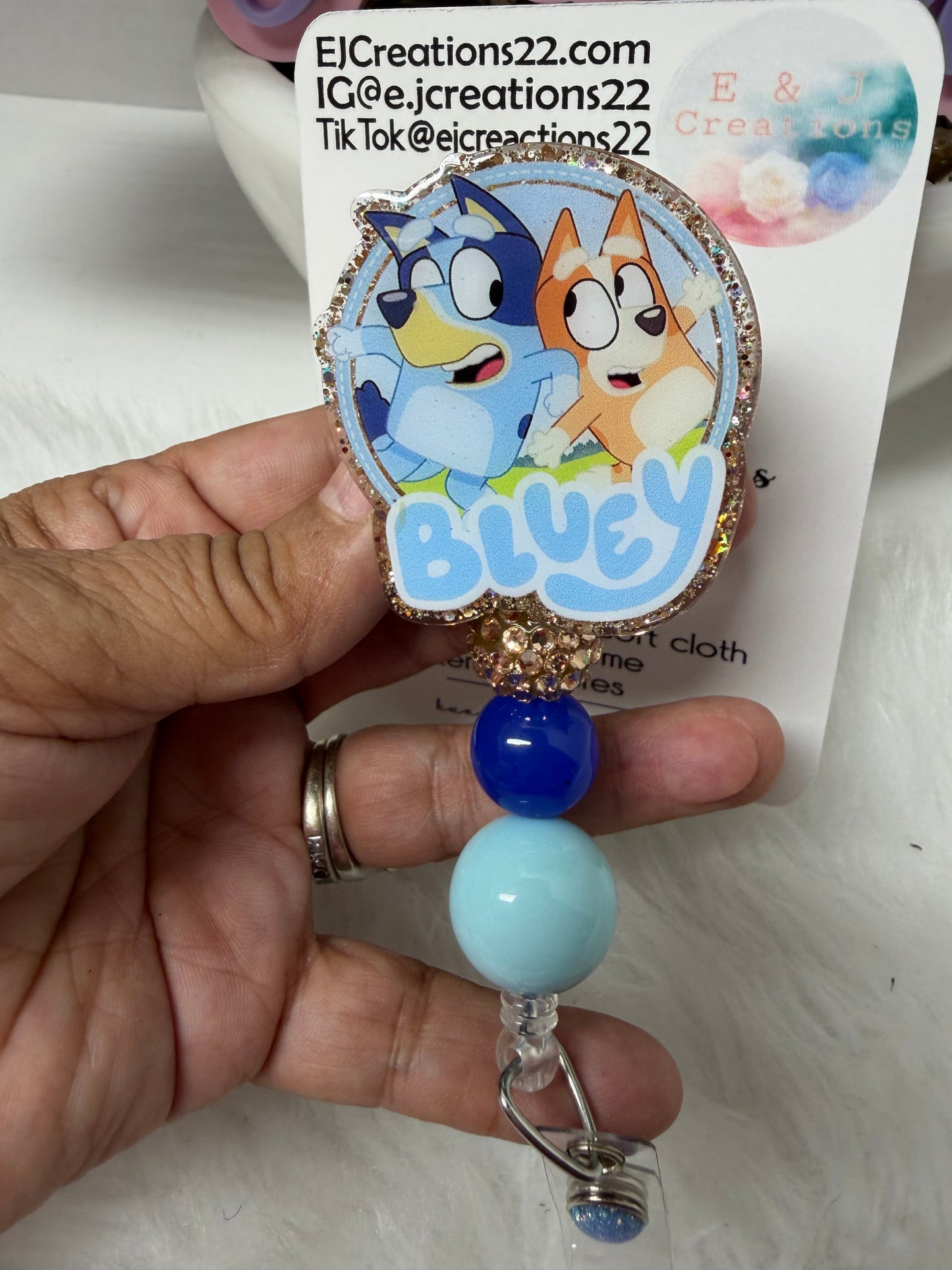 Bluey Badge Reel