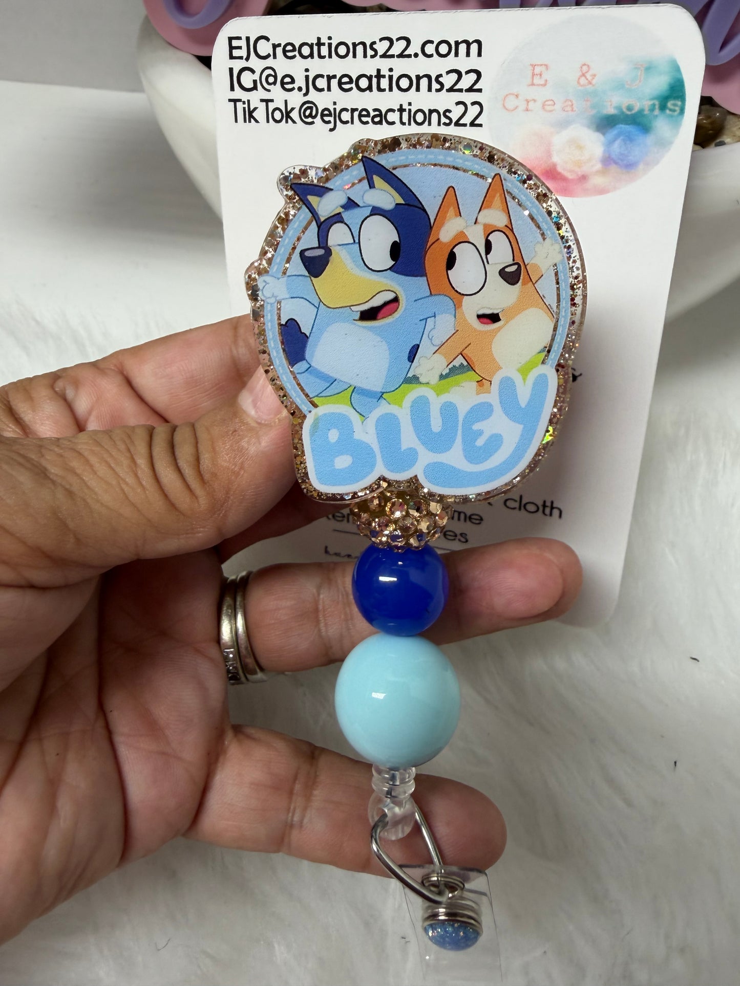 Bluey Badge Reel