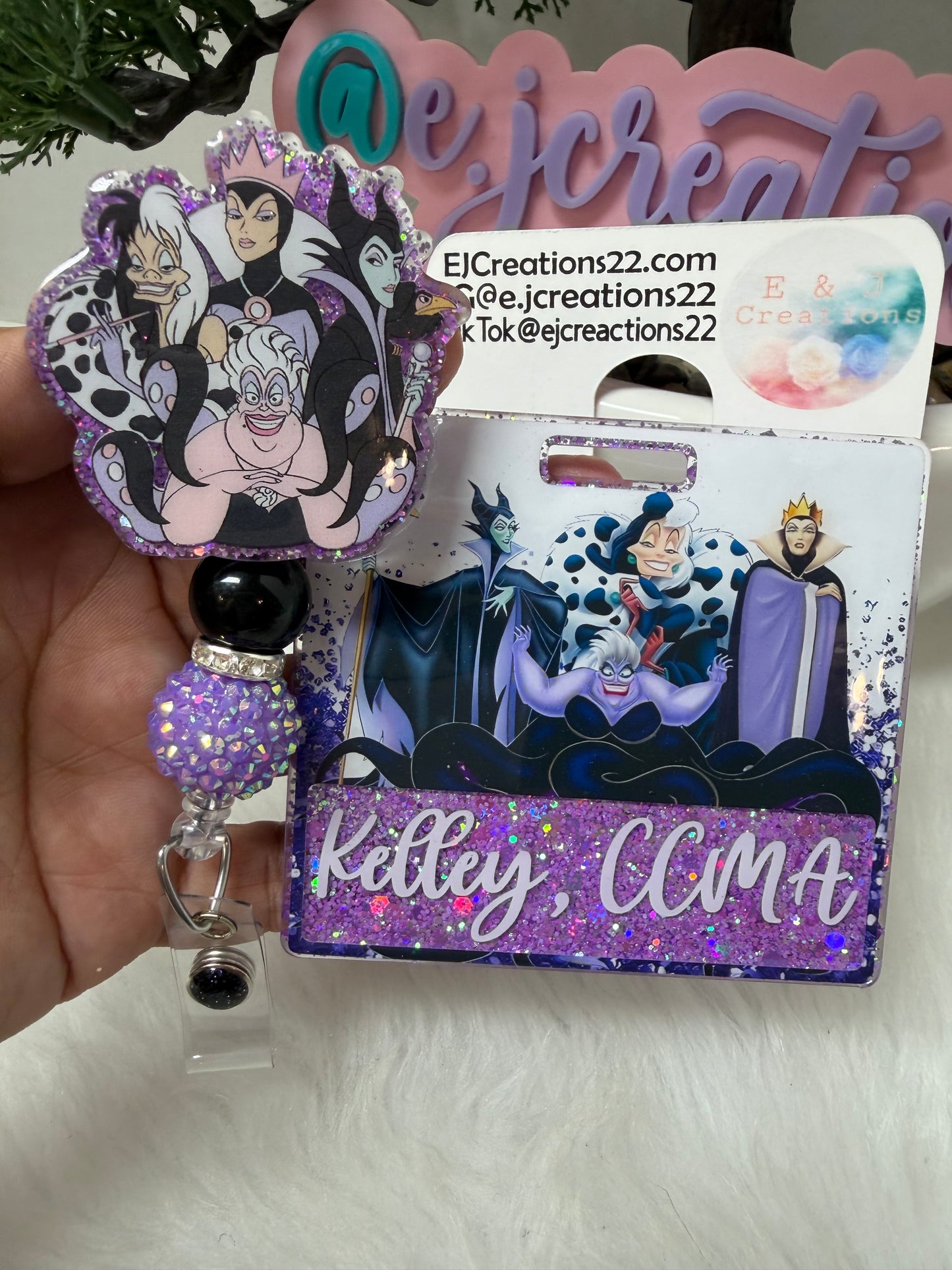 Villain Princesses Badge Buddy Set