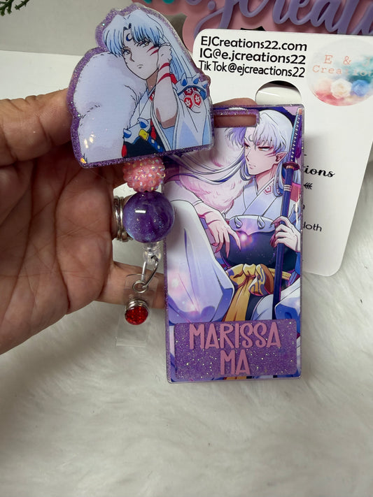 Anime Sesshomaru Badge Buddy Set
