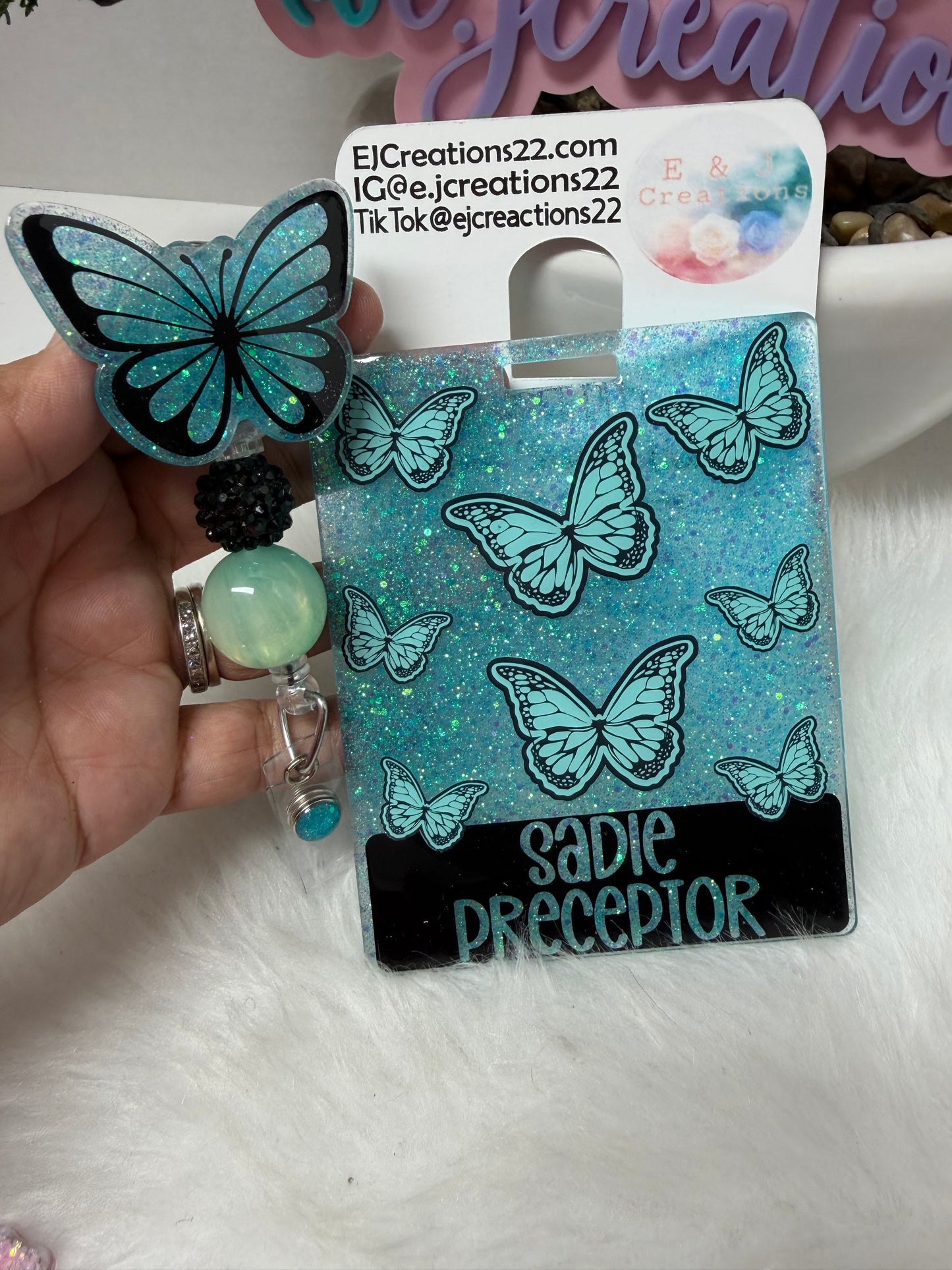 Butterfly Badge Buddy Set
