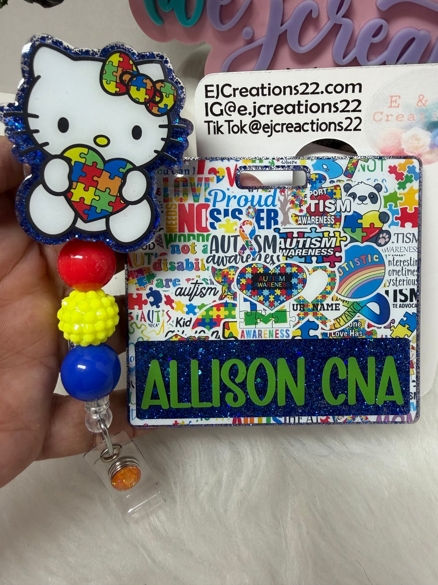 HK Autism Awareness Badge Buddy Set