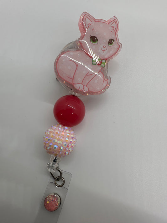 Kawaii Clustard Kitty Badge Reel