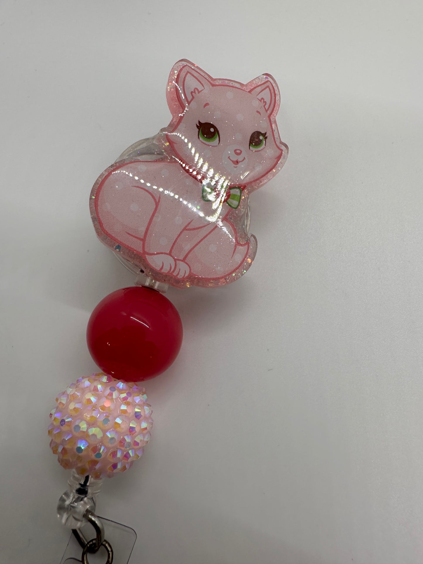 Kawaii Clustard Kitty Badge Reel