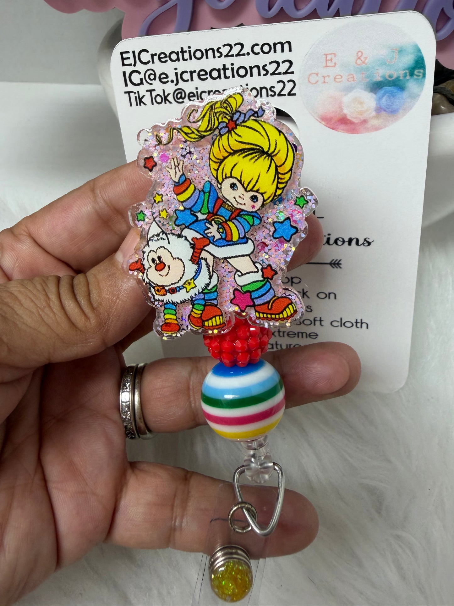 Rainbow Girl Badge Reel