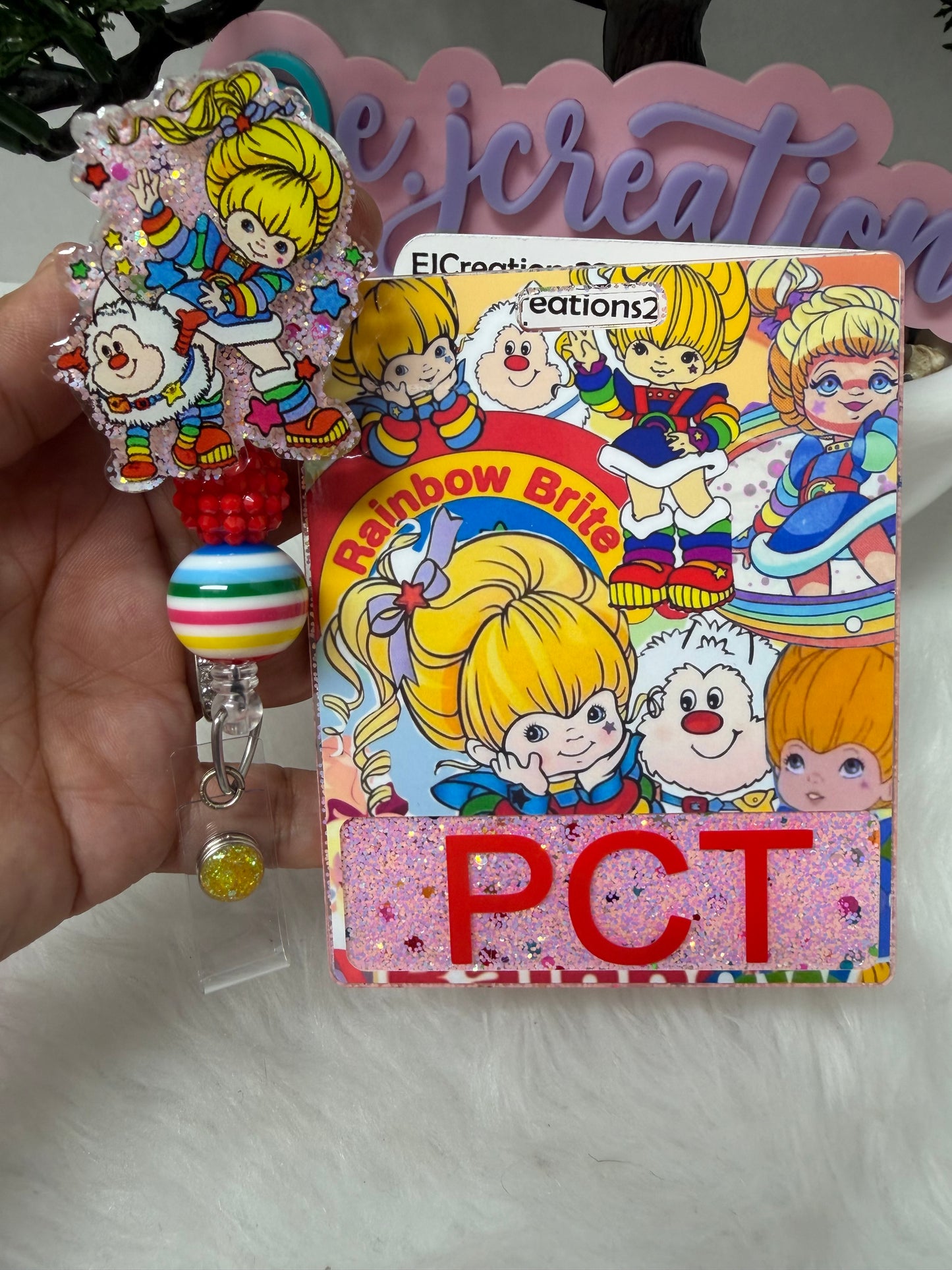 Rainbow Girl Badge Buddy Set