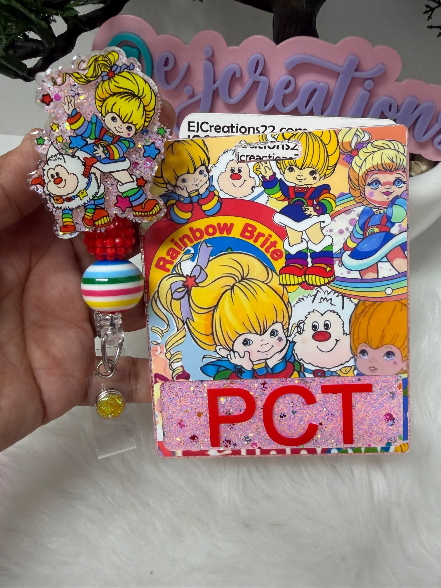 Rainbow Girl Badge Buddy Set