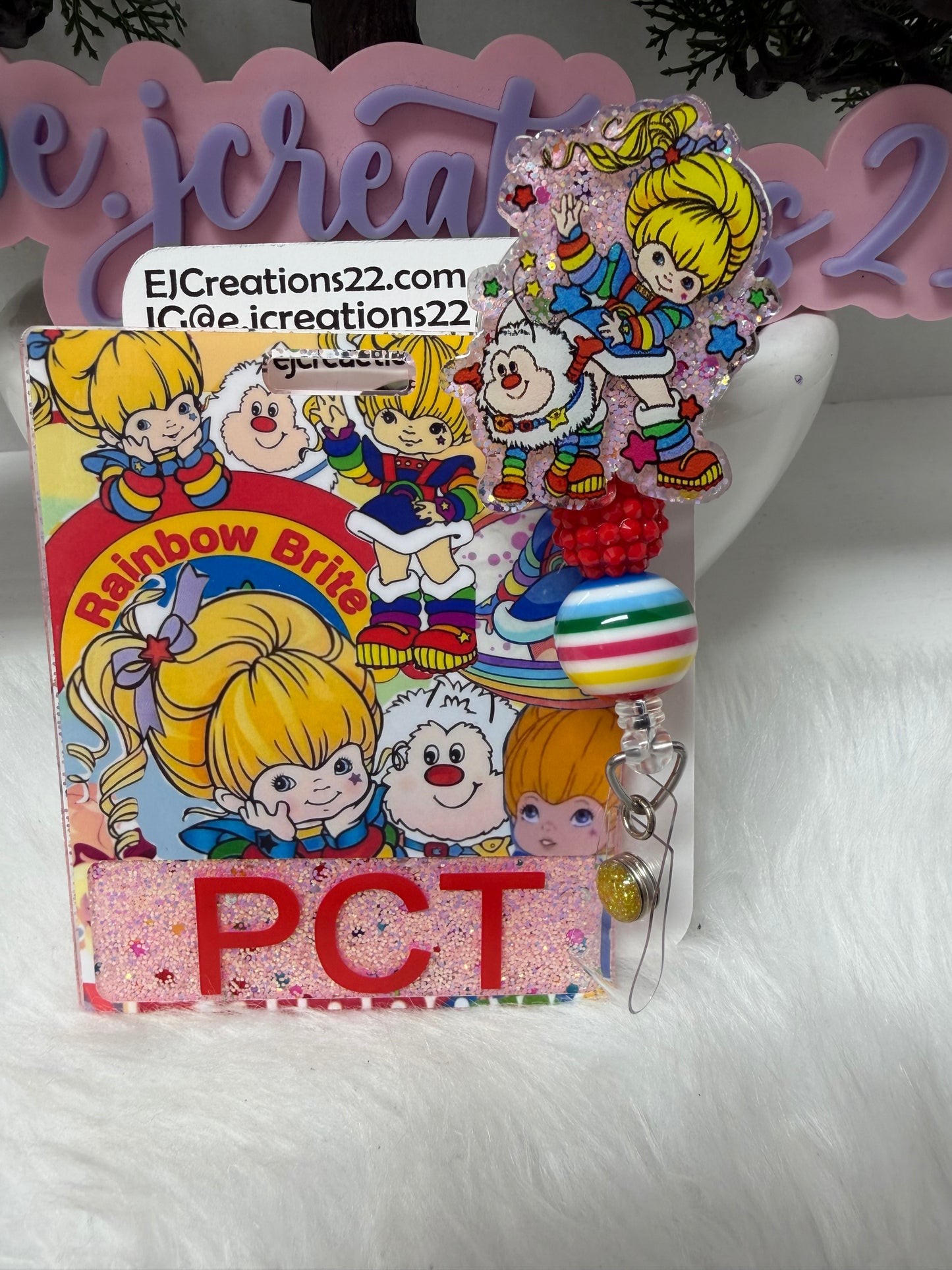 Rainbow Girl Badge Buddy Set