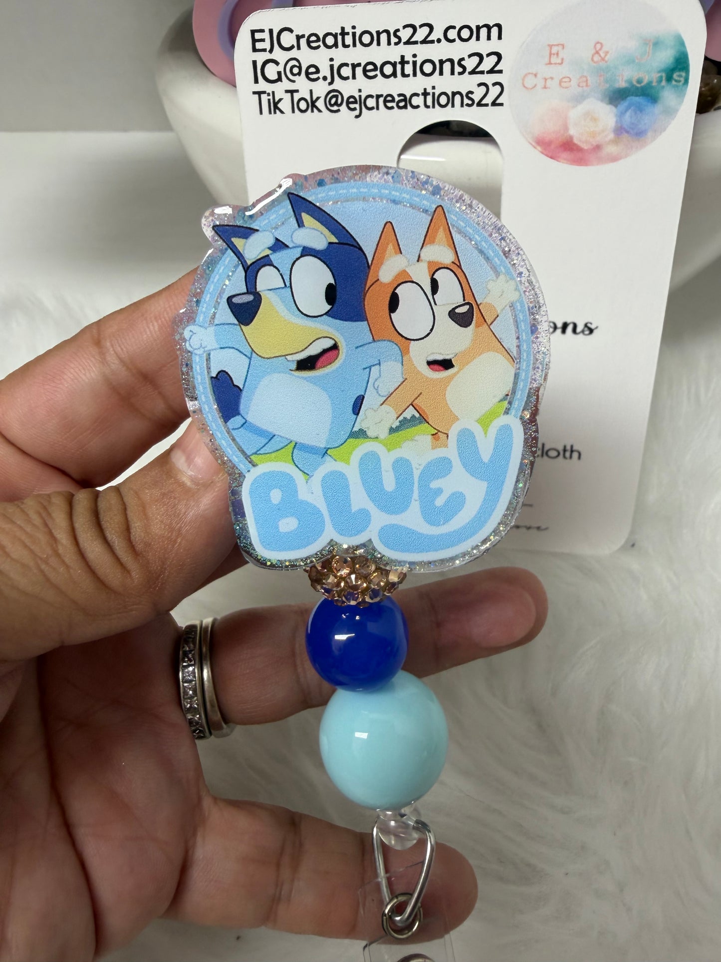 Bluey Badge Reel