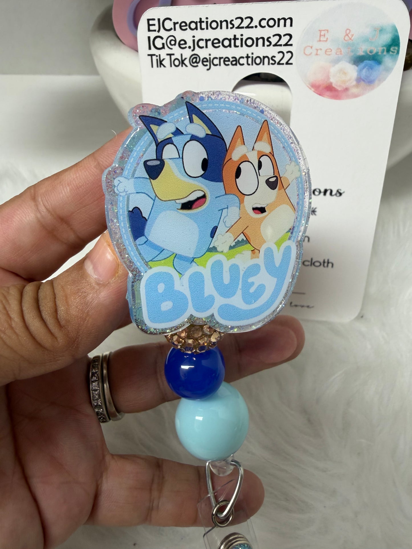 Bluey Badge Reel