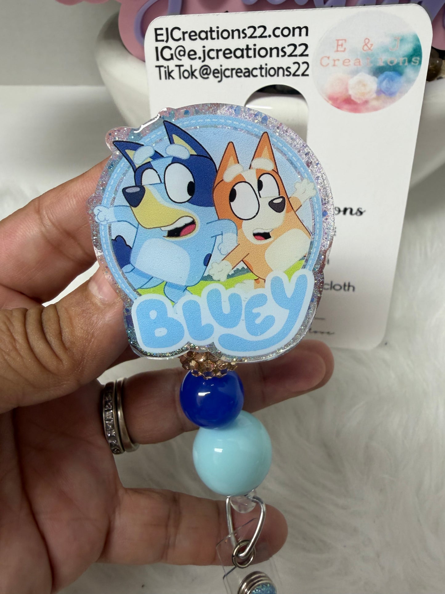 Bluey Badge Reel