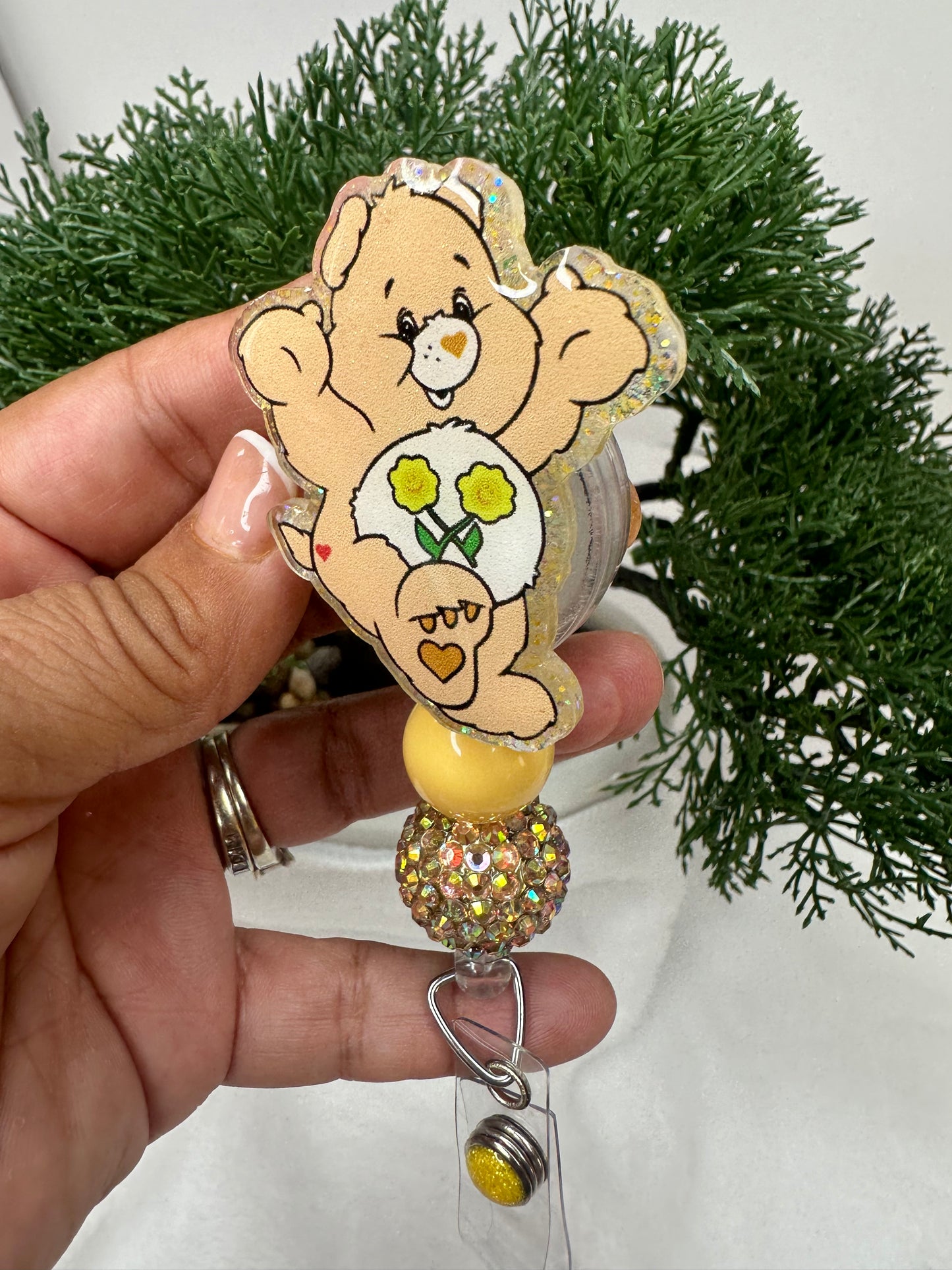 Friend Bear Badge Reel