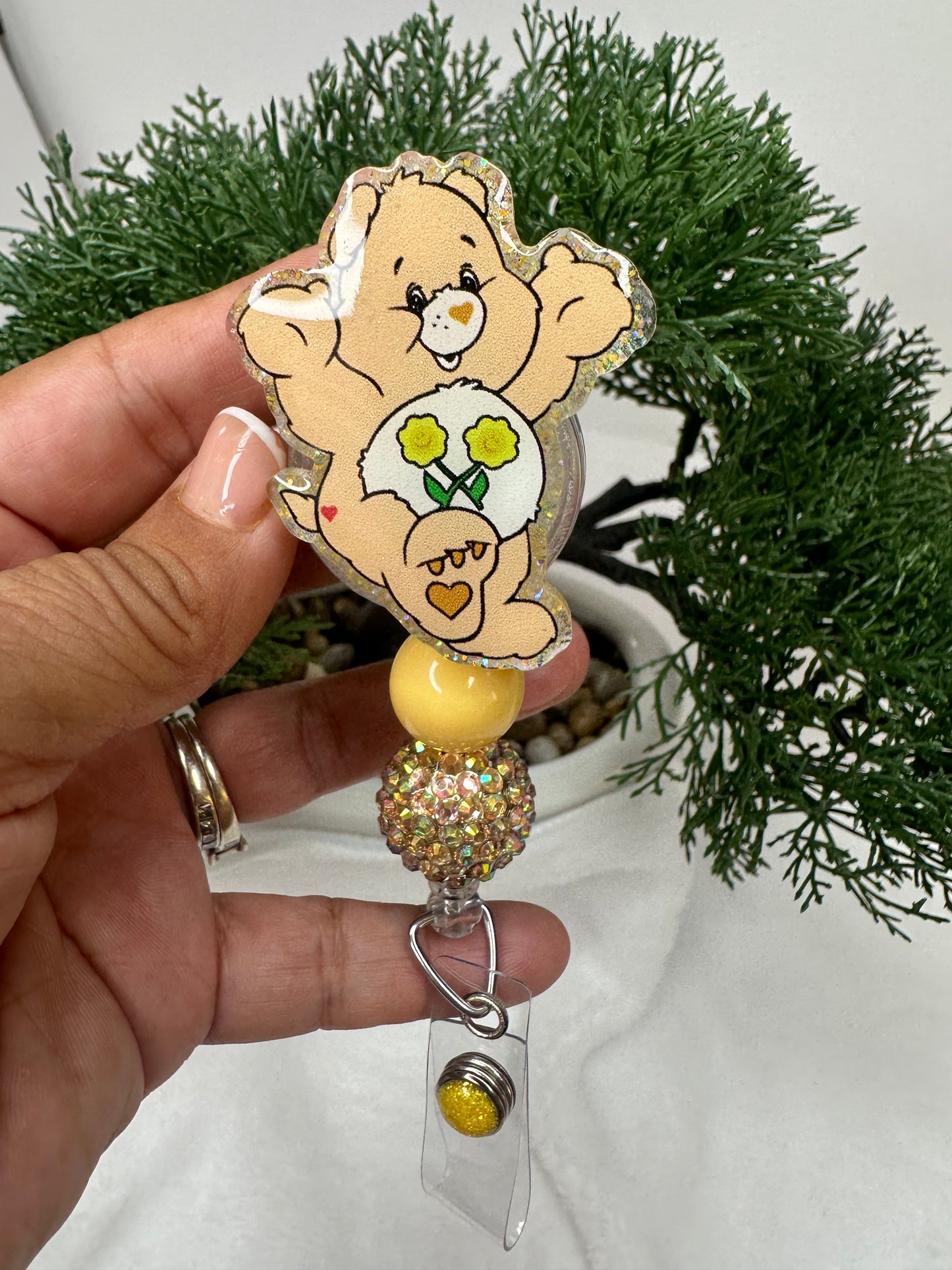 Friend Bear Badge Reel