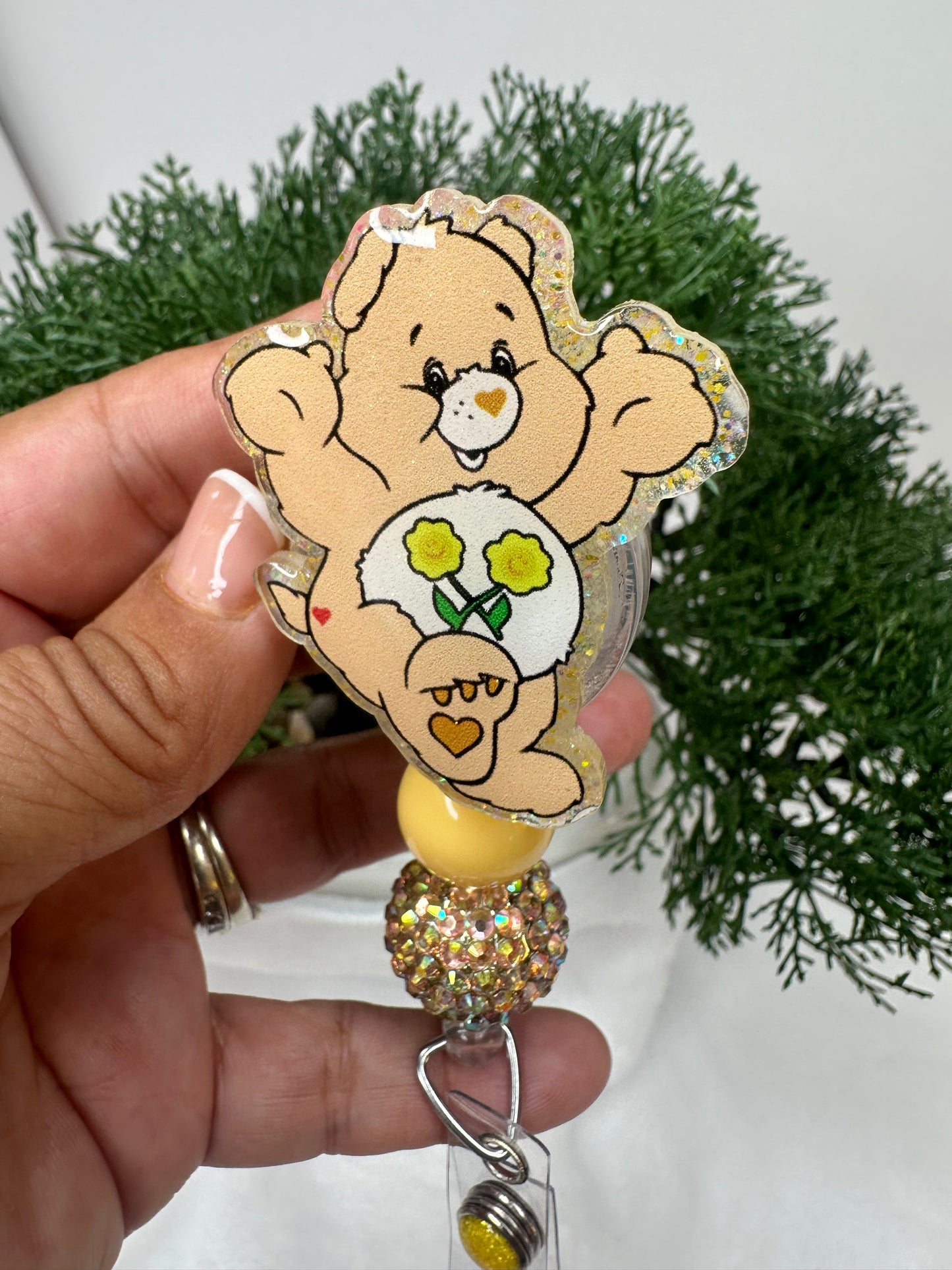 Friend Bear Badge Reel