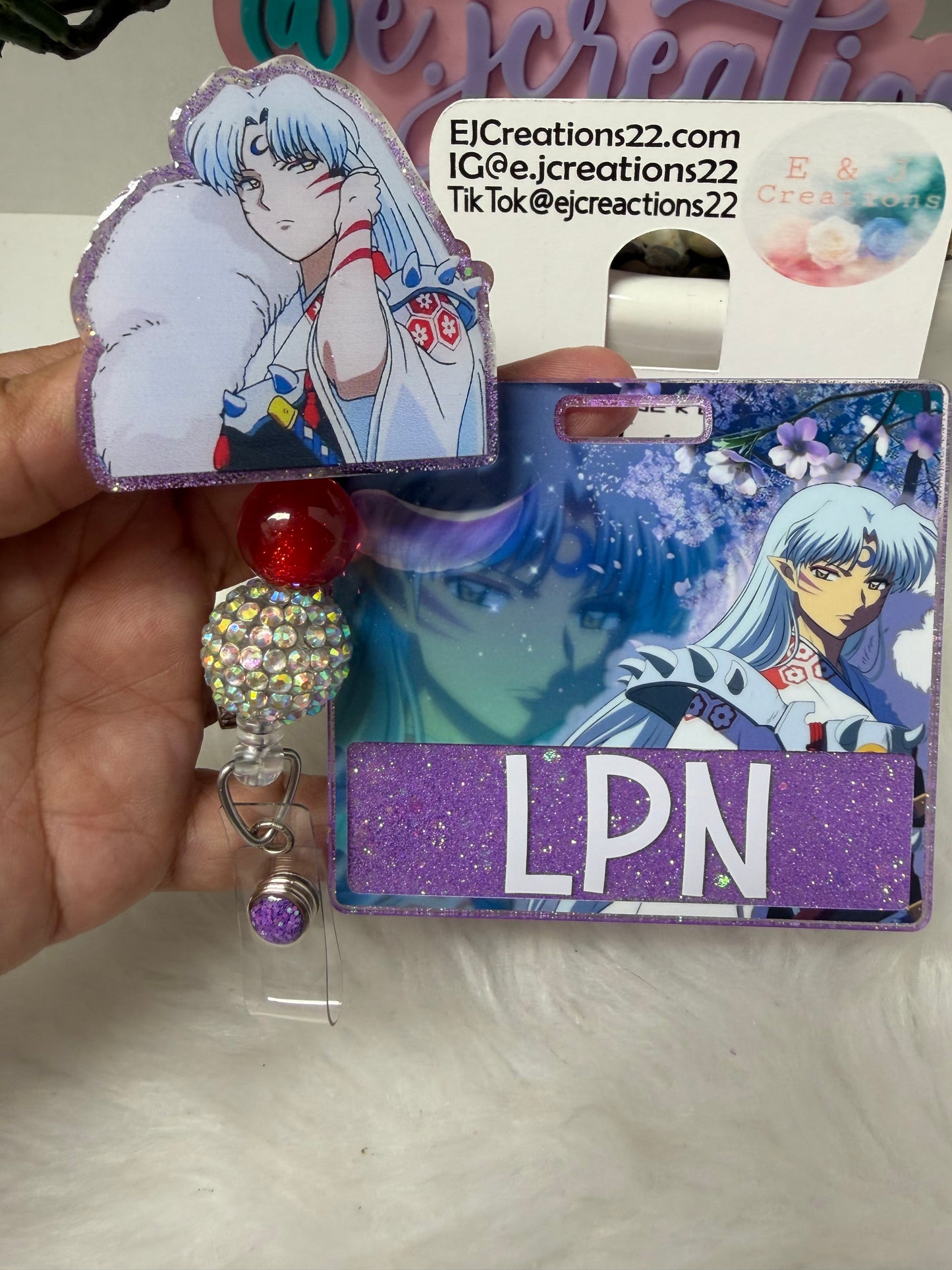 Anime Sesshomaru Badge Buddy set