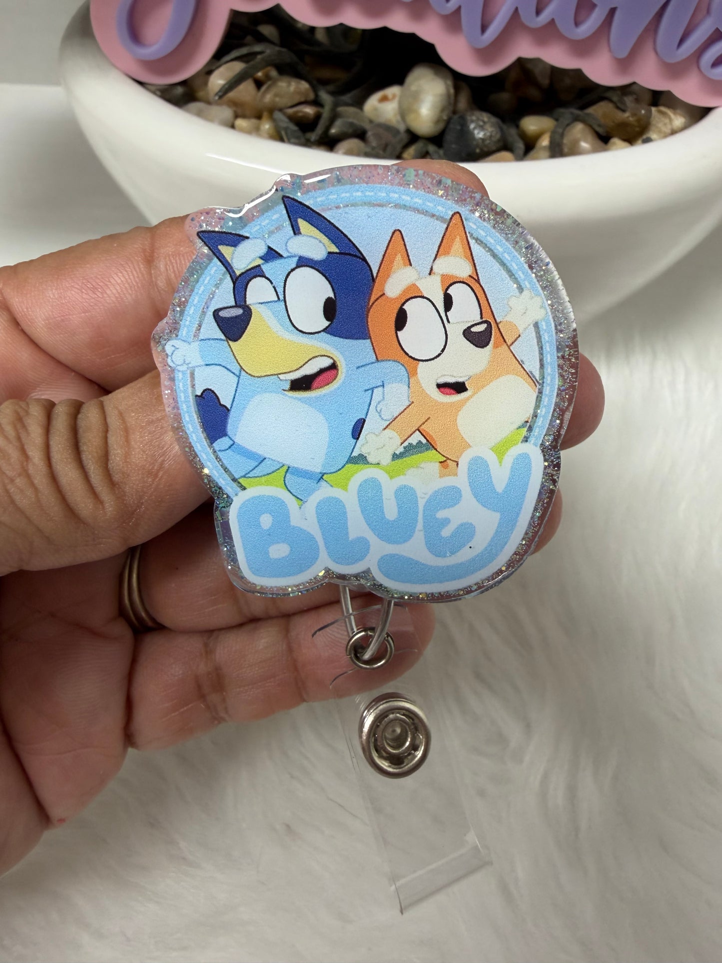 Bluey Badge Reel