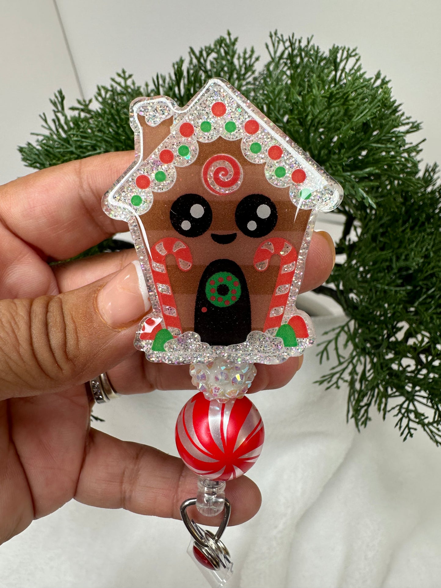 Gingerbread House Badge Reel