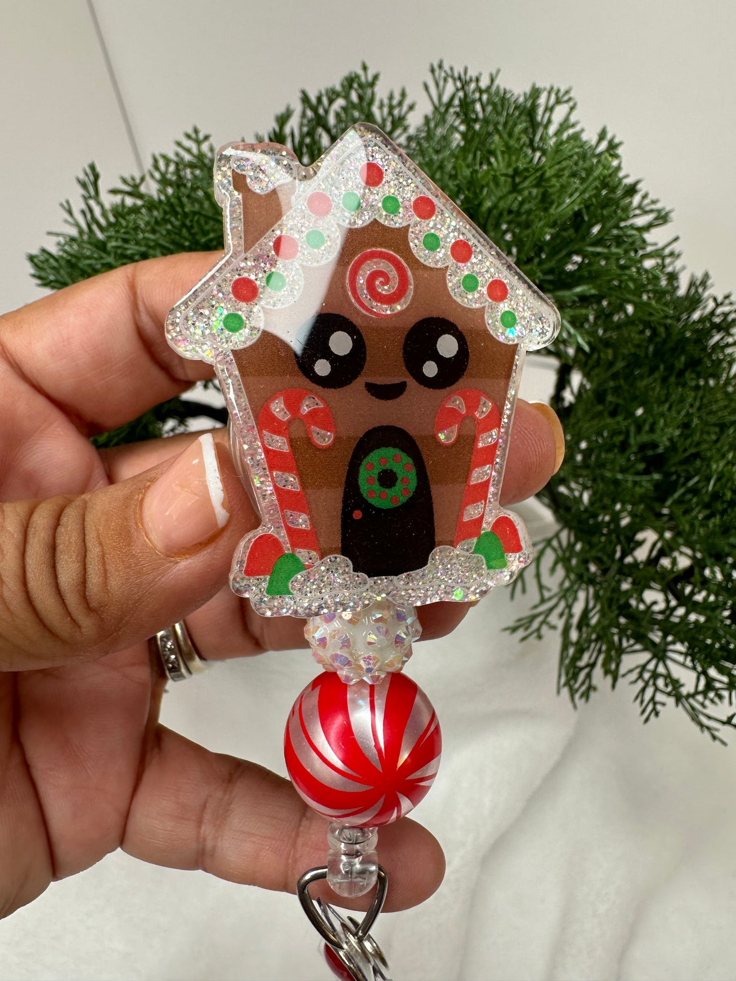 Gingerbread House Badge Reel