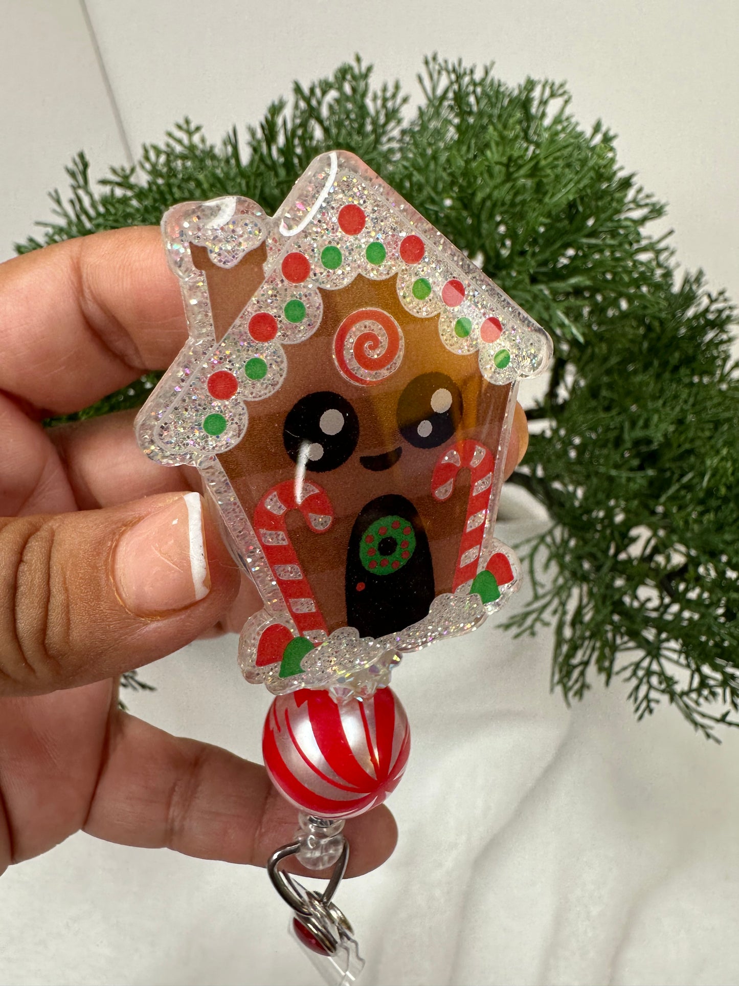 Gingerbread House Badge Reel