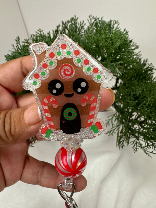 Gingerbread House Badge Reel