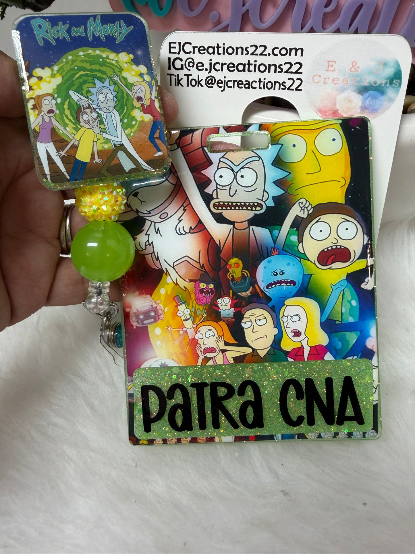 Rick and Morty Badge Buddy Set