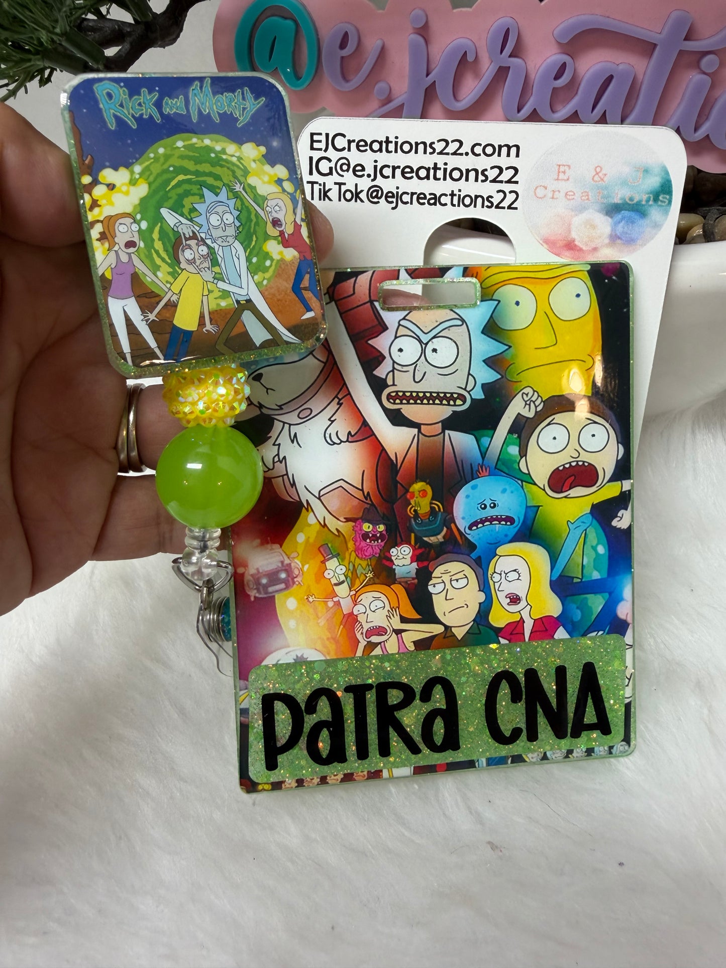 Rick and Morty Badge Buddy Set