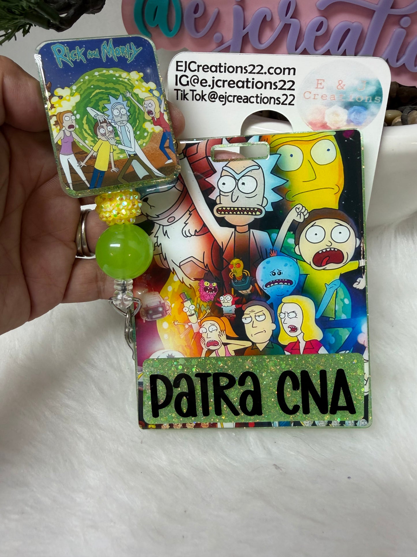 Rick and Morty Badge Buddy Set