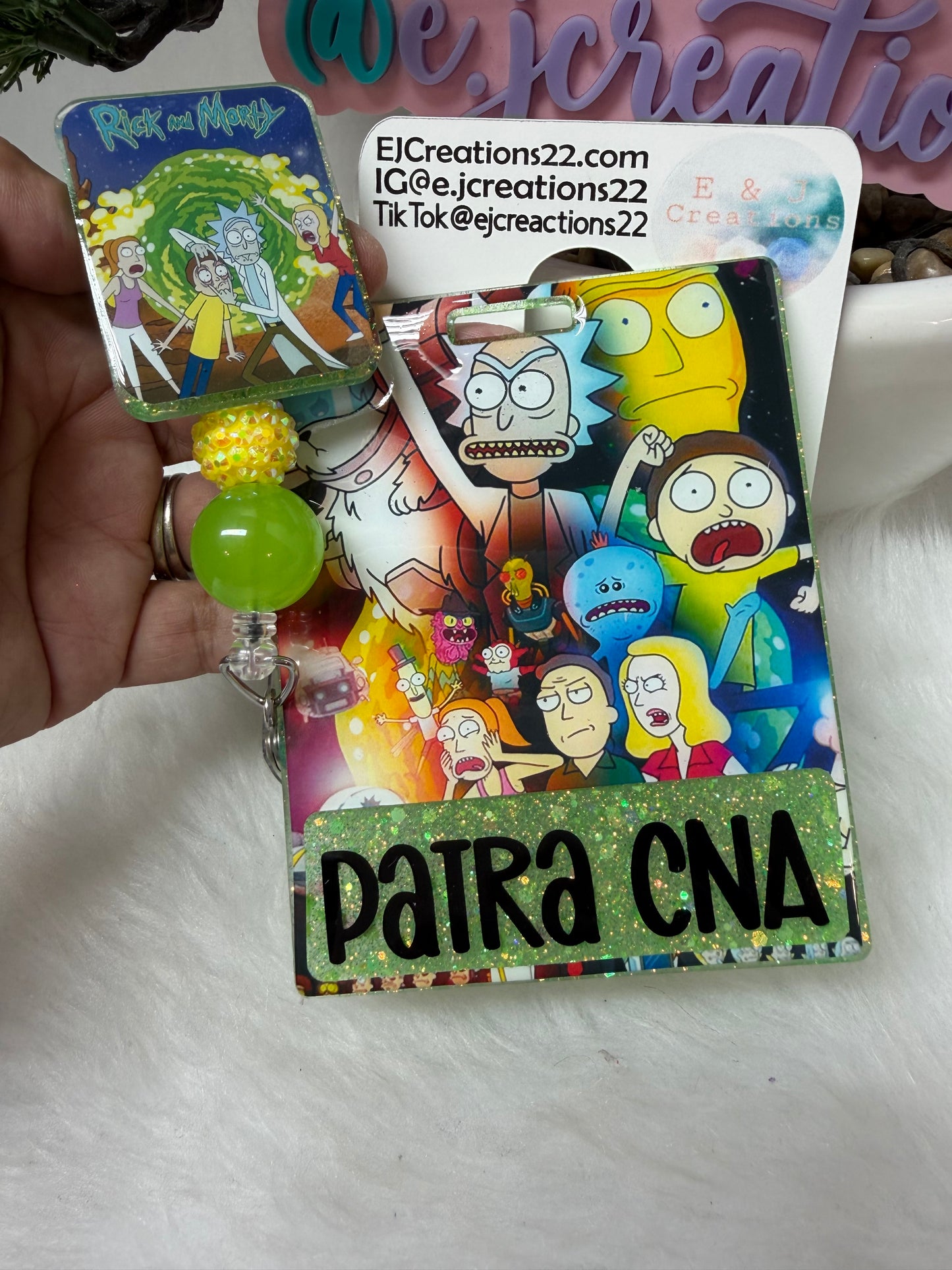 Rick and Morty Badge Buddy Set