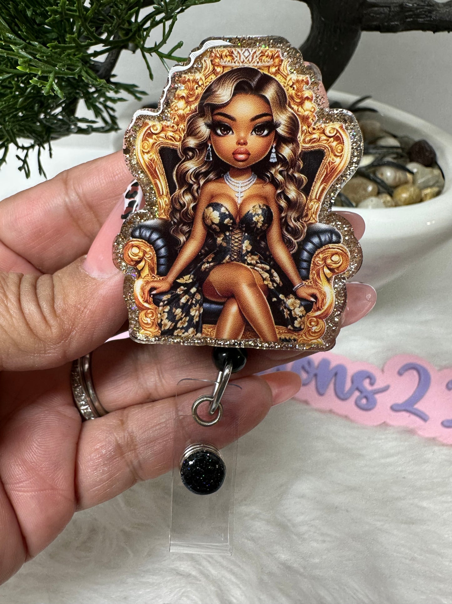 African Queen Badge Reel