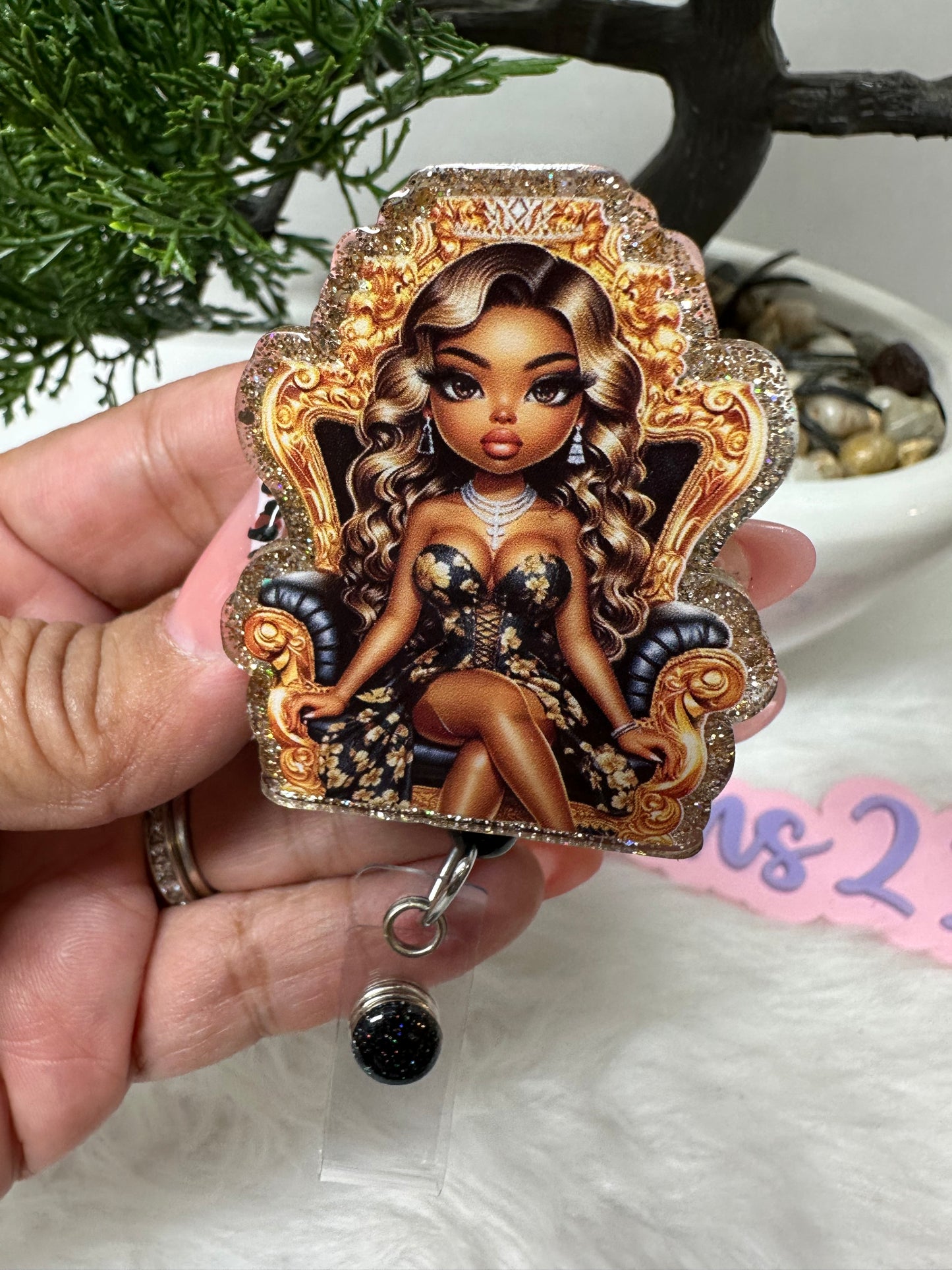 African Queen Badge Reel