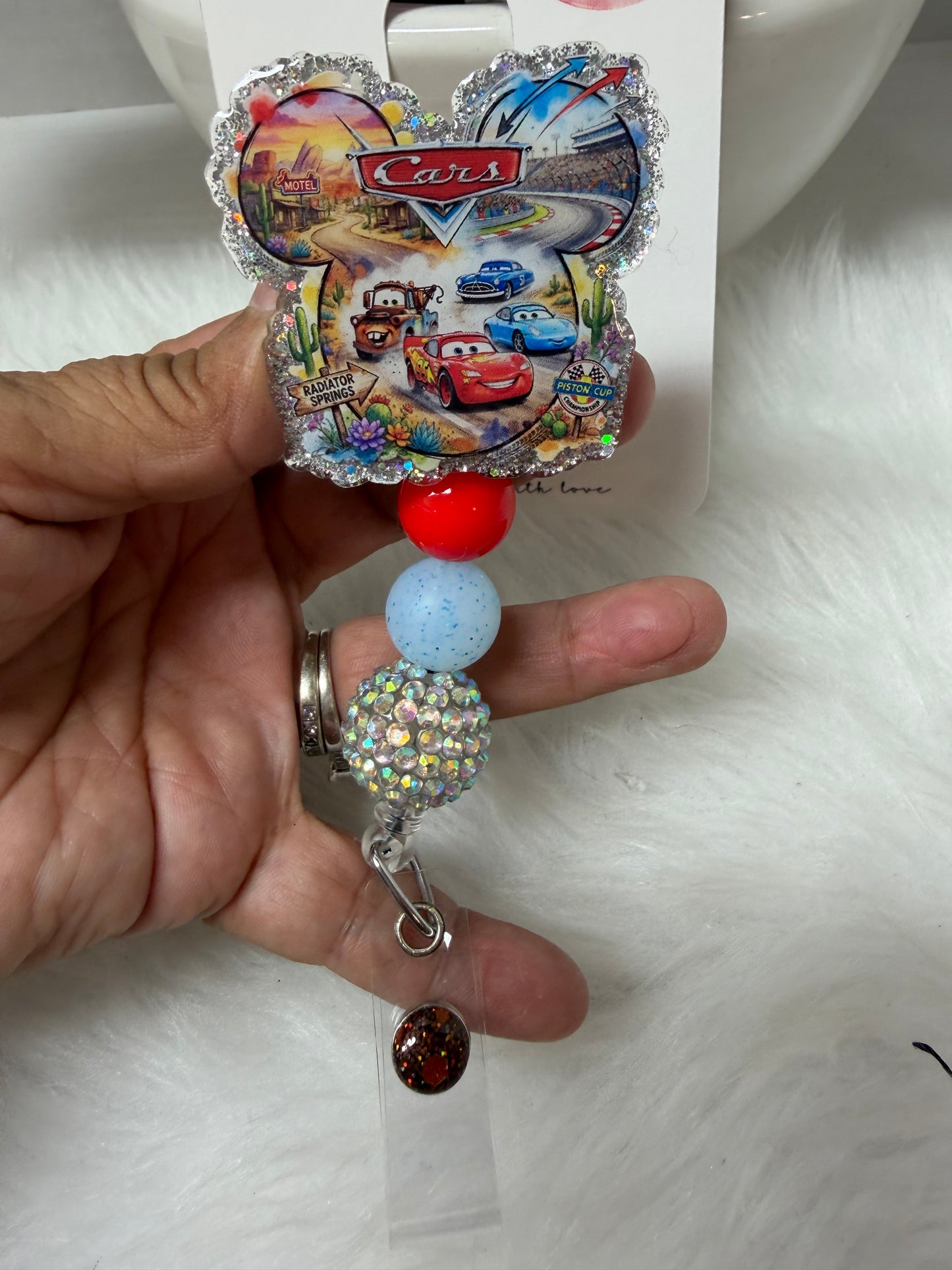 Toy Car Badge Reel